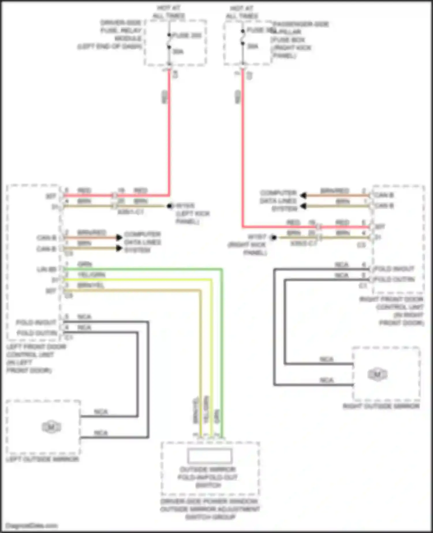 Wiring diagram can b h for Mercedes-Benz CLS-class C257 (2017-2021) (62 of 70)