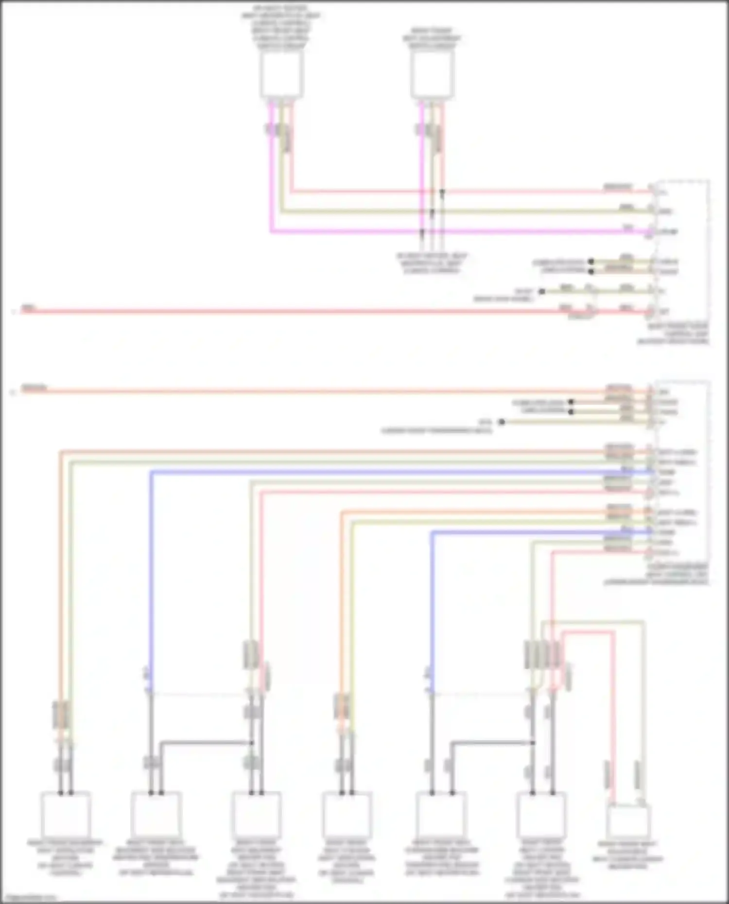 Wiring diagram red for Mercedes-Benz CLS-class C257 (2017-2021)