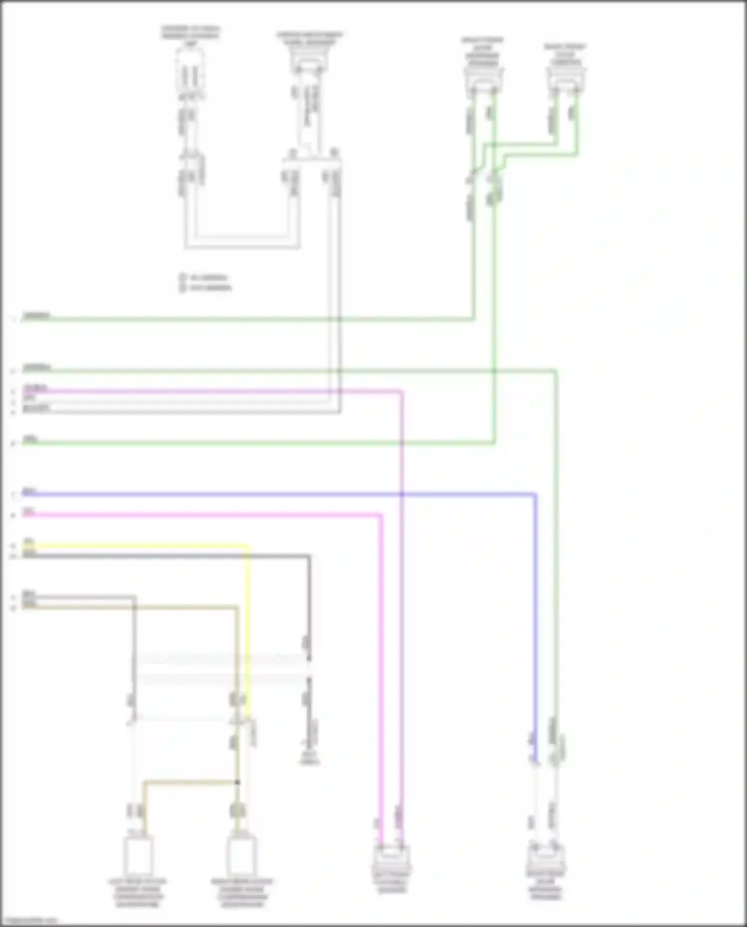 Wiring diagram grn/blk for Mercedes-Benz CLS-class C257 (2017-2021)