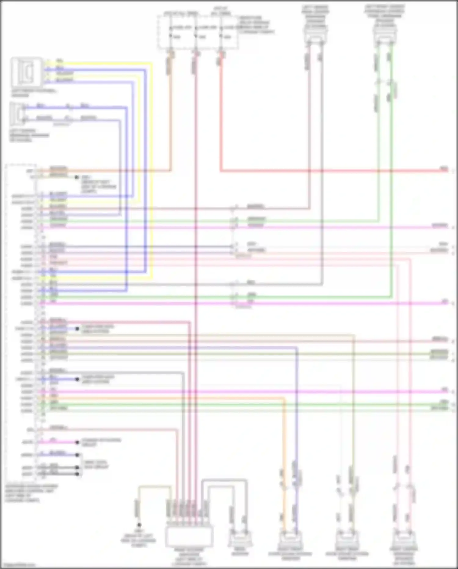 Wiring diagram comand actuation circuit for Mercedes-Benz CLS-class C257 (2017-2021) (2 of 3)