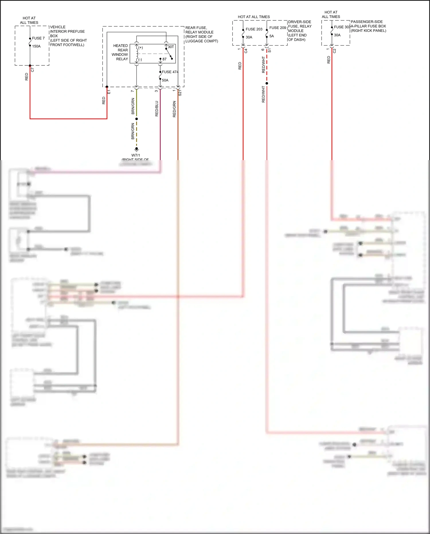 Wiring diagram computer data lines system for Mercedes-Benz CLS-class C257 (2017-2021) (73 of 95)