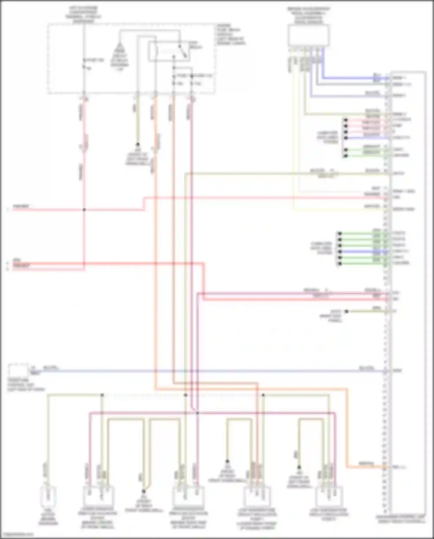 Wiring diagram cpc relay for Mercedes-Benz CLS-class C257 (2017-2021) (3 of 3)