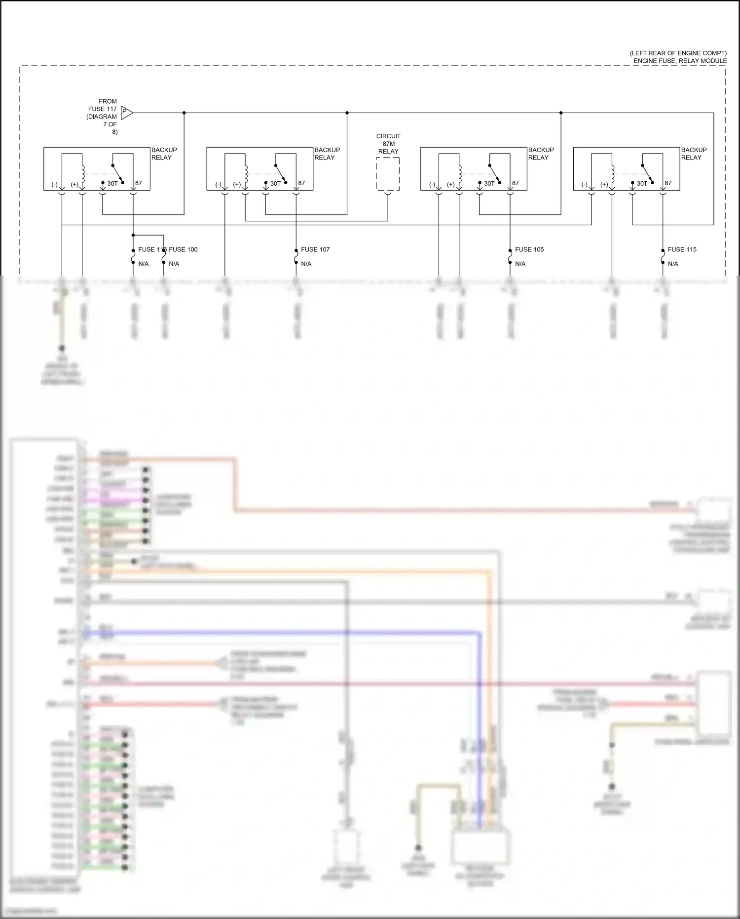 Wiring diagram flex-e bp pnk flex-e bm for Mercedes-Benz CLS-class C257 (2017-2021) (6 of 7)