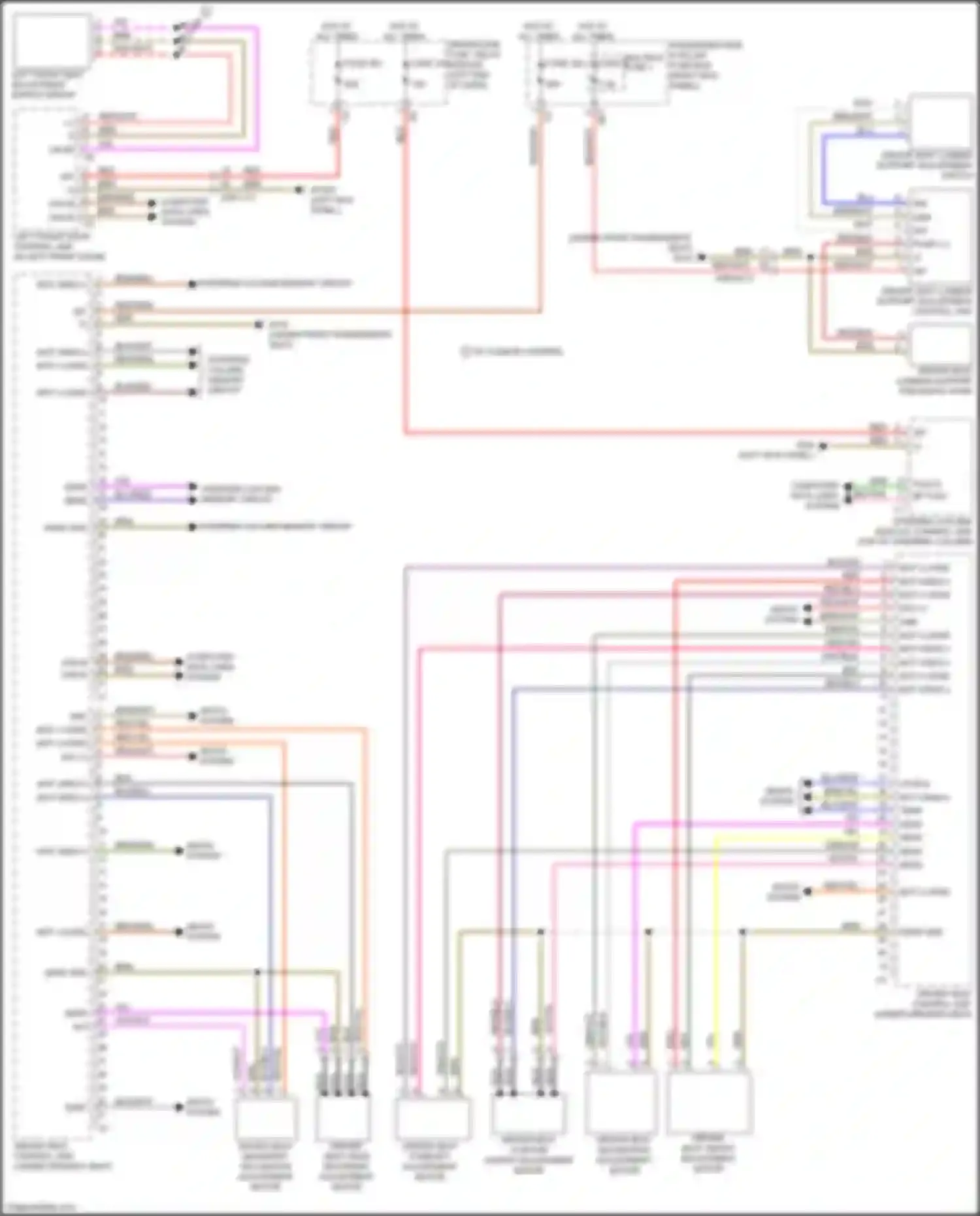 Wiring diagram fuse 4 for Mercedes-Benz CLS-class C257 (2017-2021) (1 of 8)