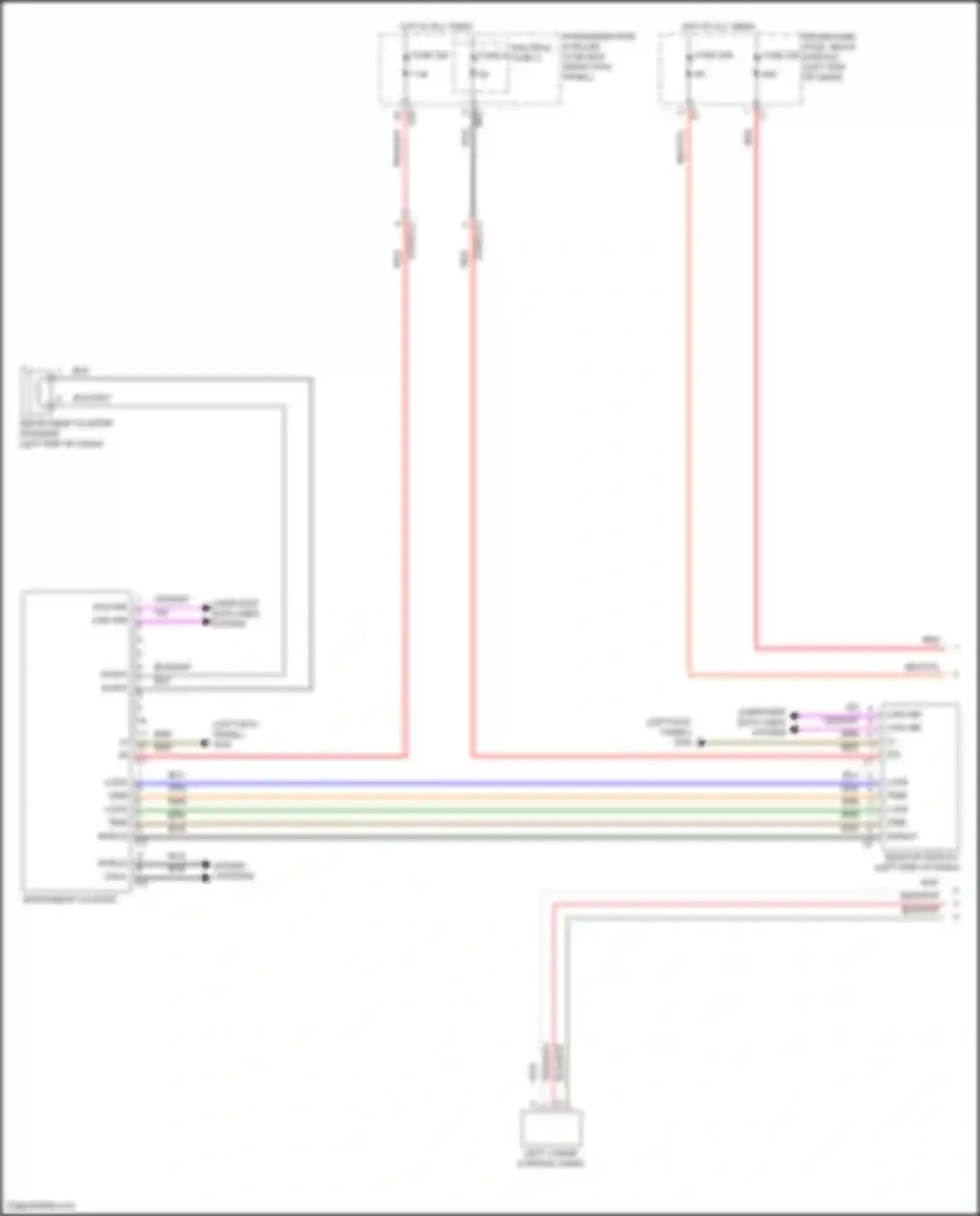 Wiring diagram multiple fuse 2 for Mercedes-Benz CLS-class C257 (2017-2021)