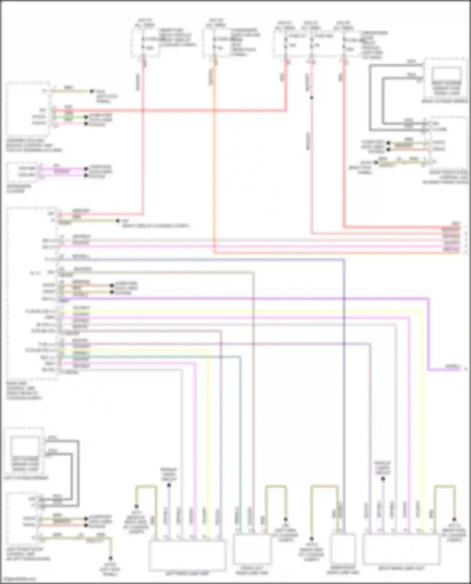 Wiring diagram blk/org for Mercedes-Benz CLS-class C257 (2017-2021)