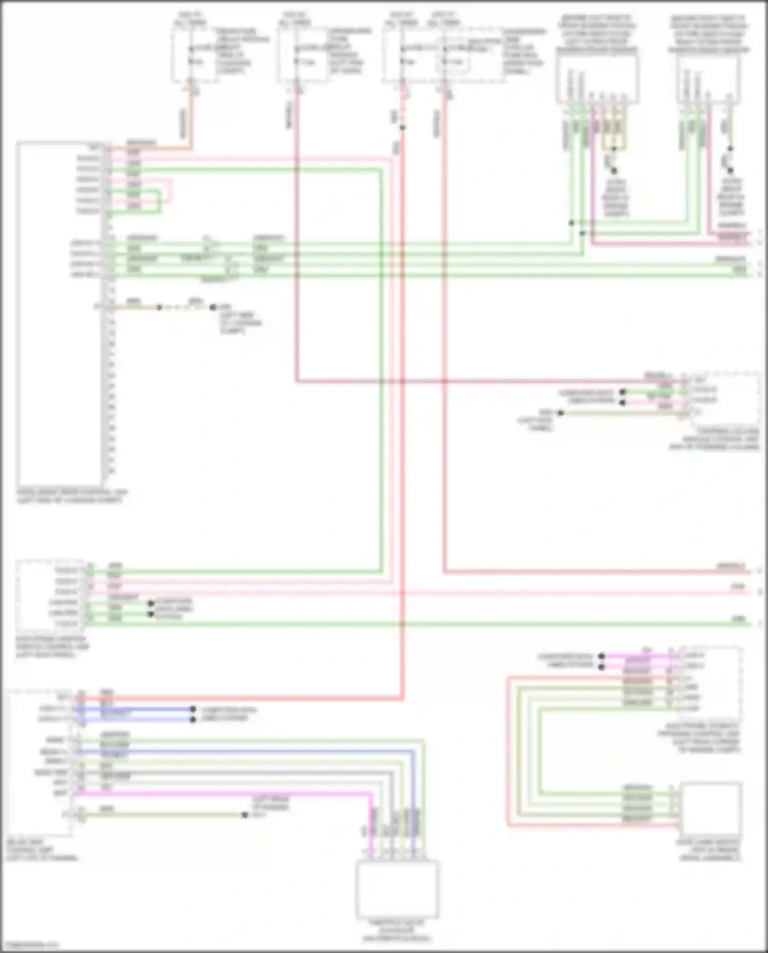 Wiring diagram backup relay for Mercedes-Benz CLS-class C257 (2017-2021)