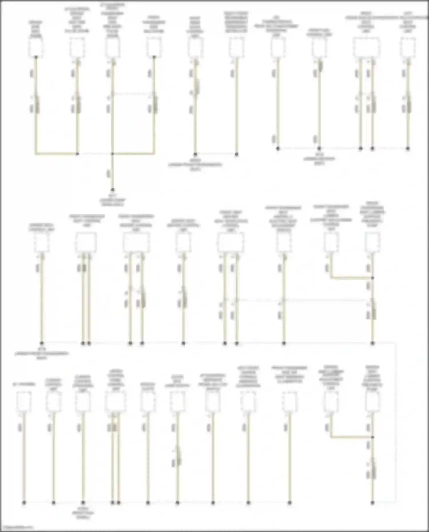 Wiring diagram upper control panel control unit for Mercedes-Benz CLS-class C257 (2017-2021)