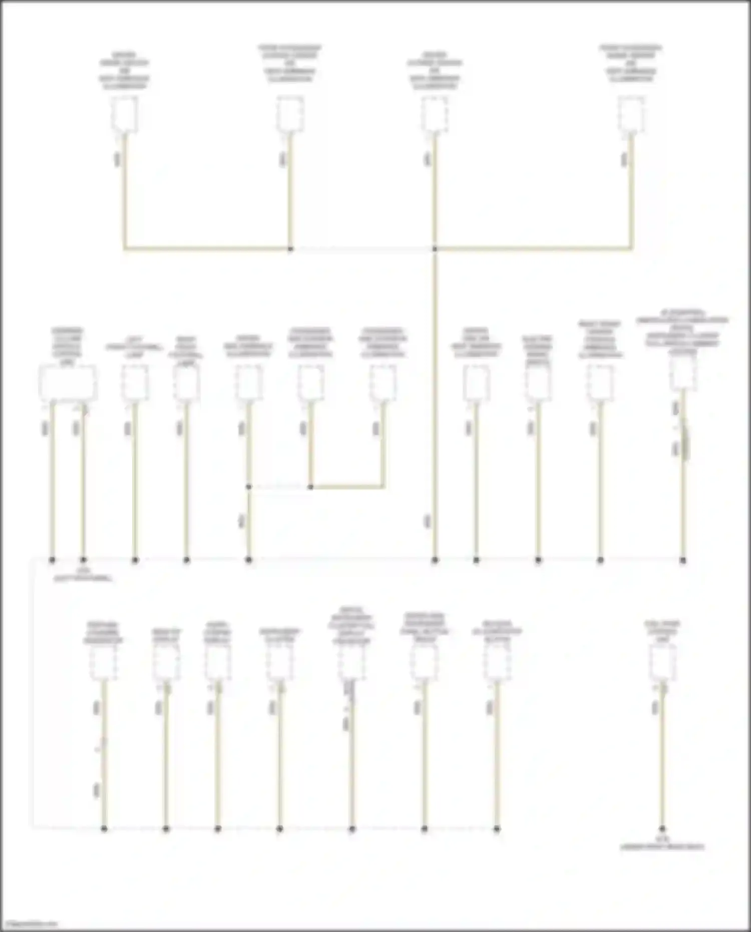 Wiring diagram audio/ comand display for Mercedes-Benz CLS-class C257 (2017-2021)