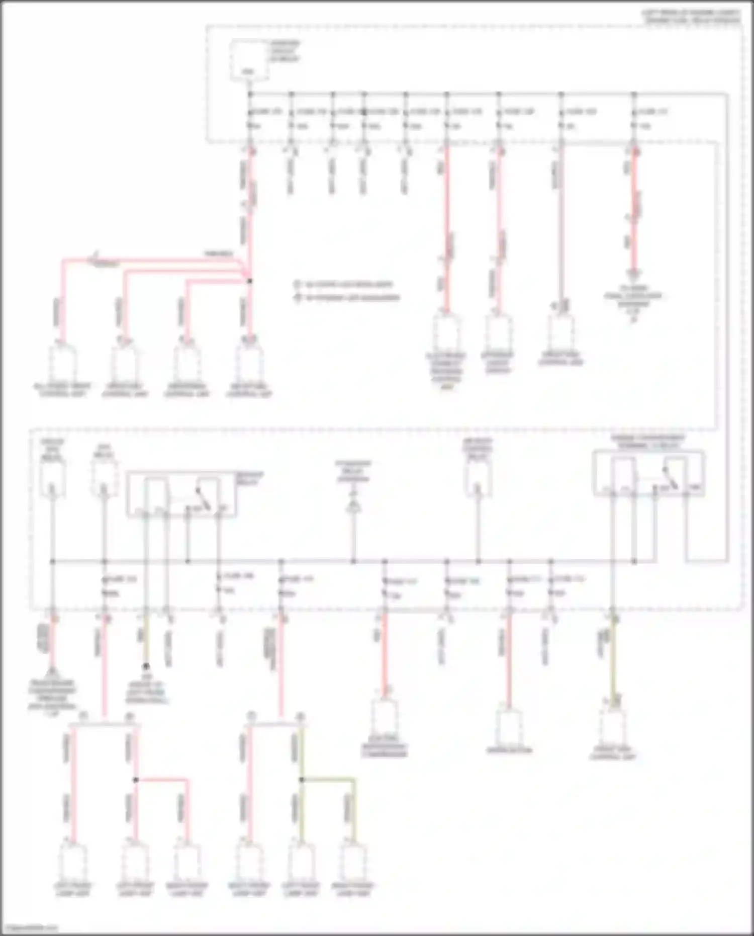 Wiring diagram drive unit control unit for Mercedes-Benz CLS-class C257 (2017-2021)