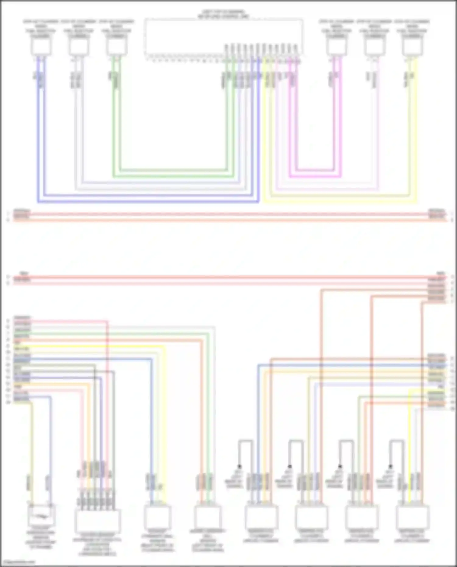 Wiring diagram coolant temperature sensor for Mercedes-Benz CLS-class C257 (2017-2021)