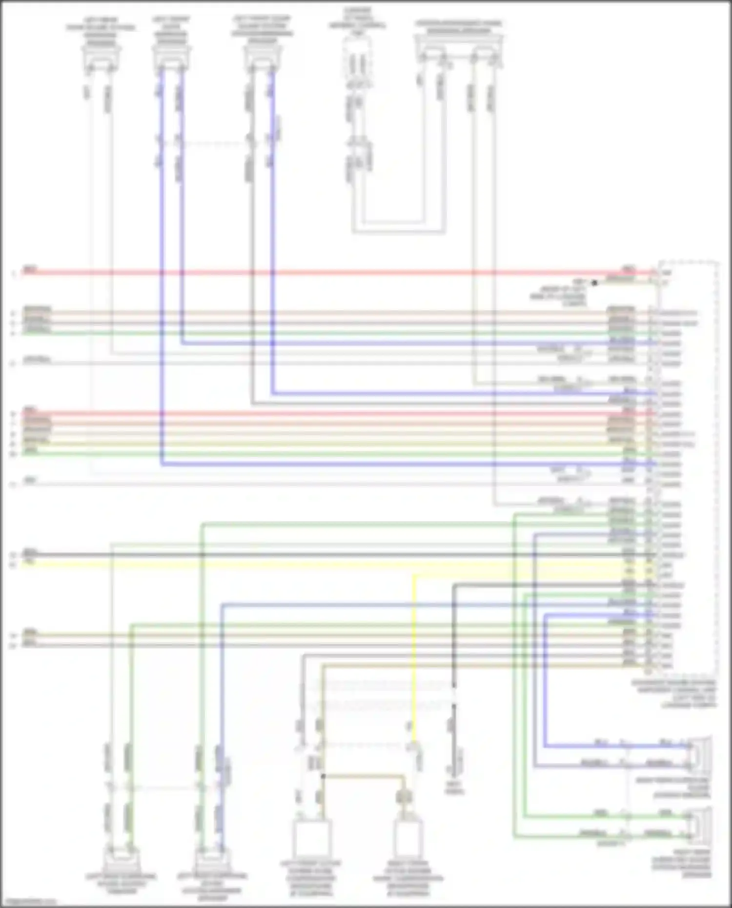 Wiring diagram mic h for Mercedes-Benz CLS-class C257 (2017-2021) (6 of 7)