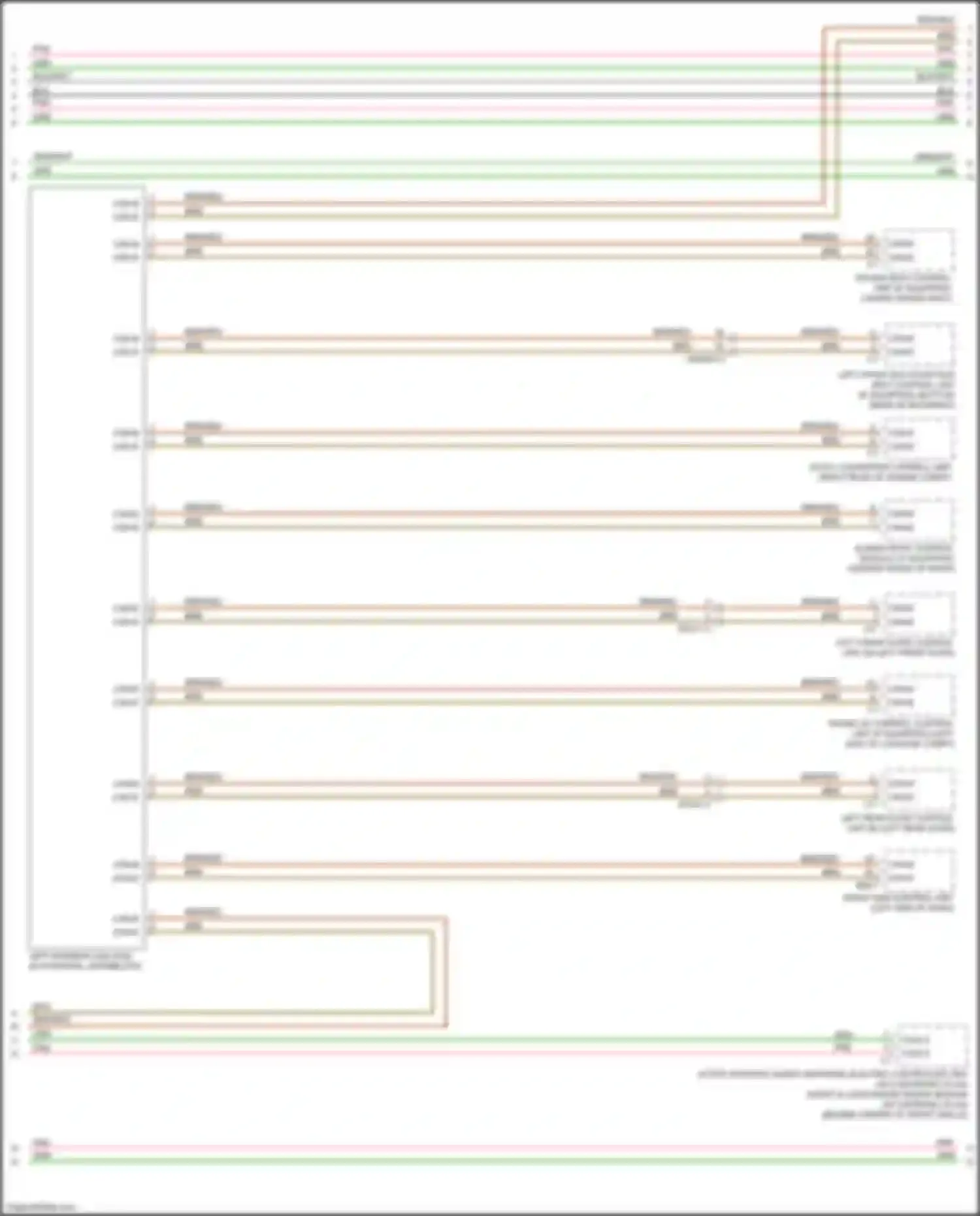 Wiring diagram engine sound control unit for Mercedes-Benz CLS-class C257 (2017-2021)