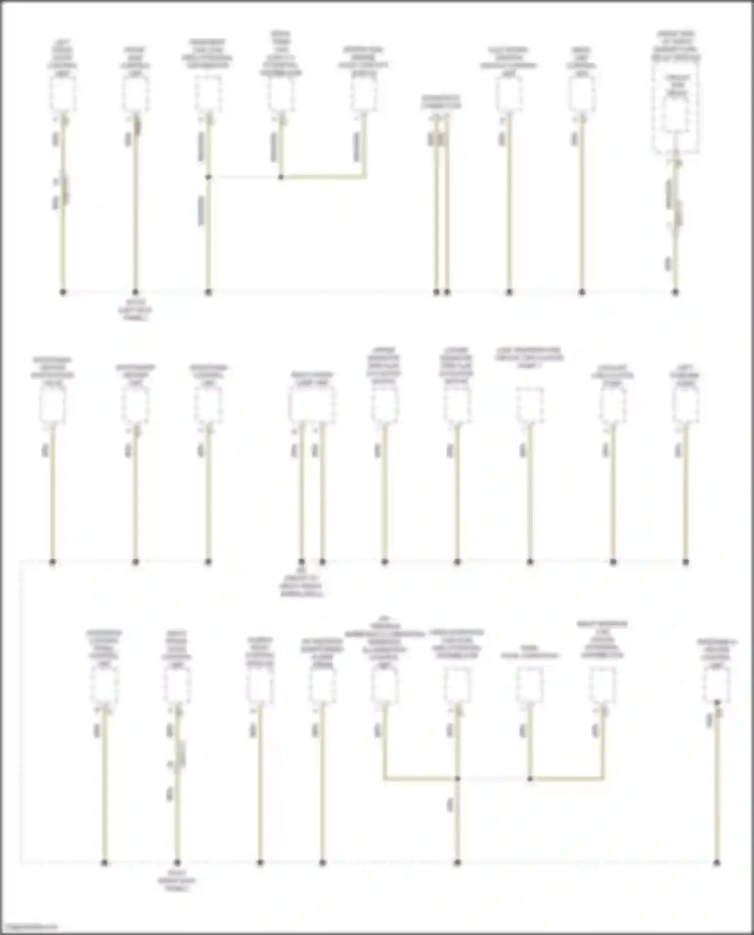 Wiring diagram drive unit control unit for Mercedes-Benz CLS-class C257 (2017-2021)