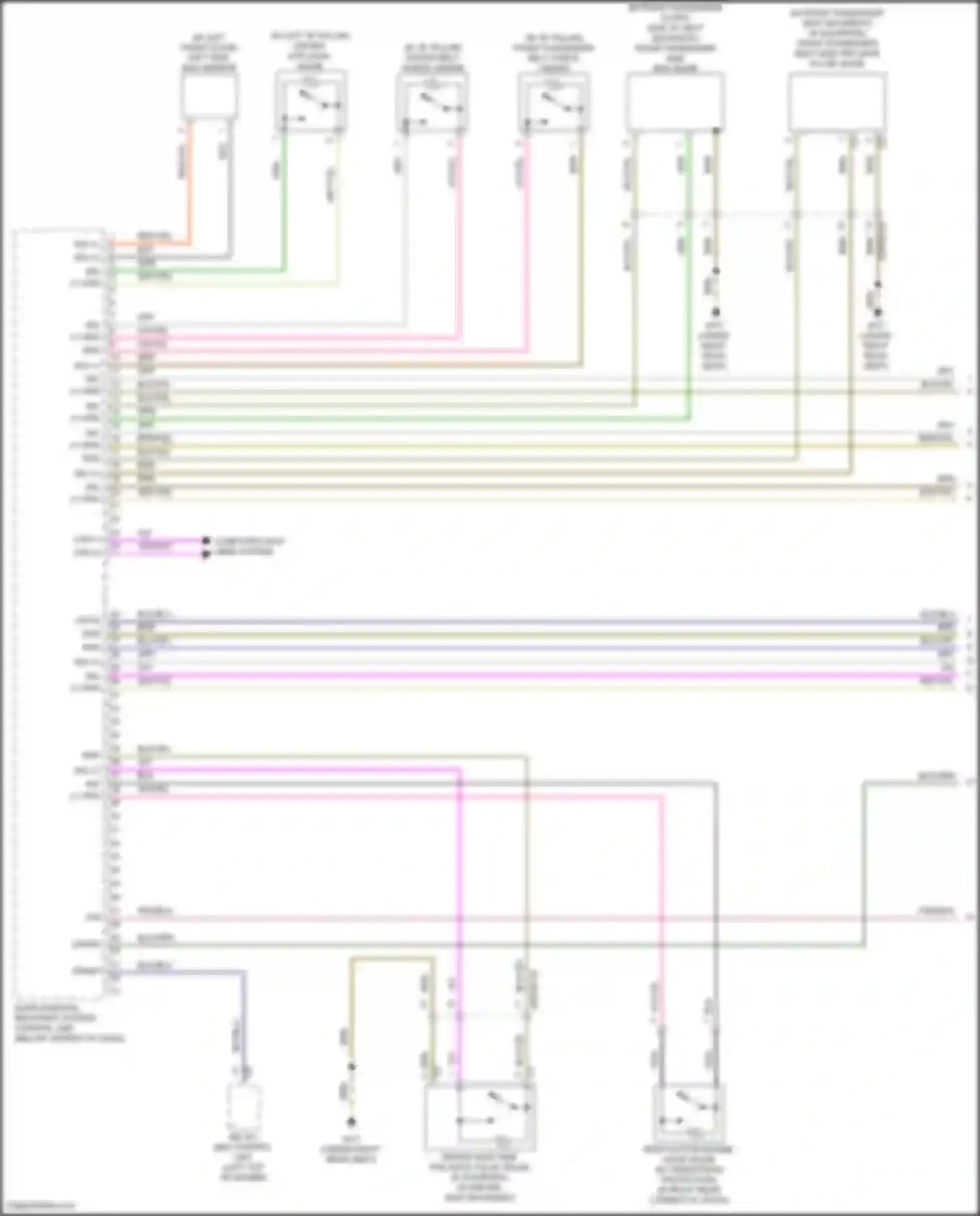 Wiring diagram sig gnd for Mercedes-Benz CLS-class C257 (2017-2021) (10 of 18)