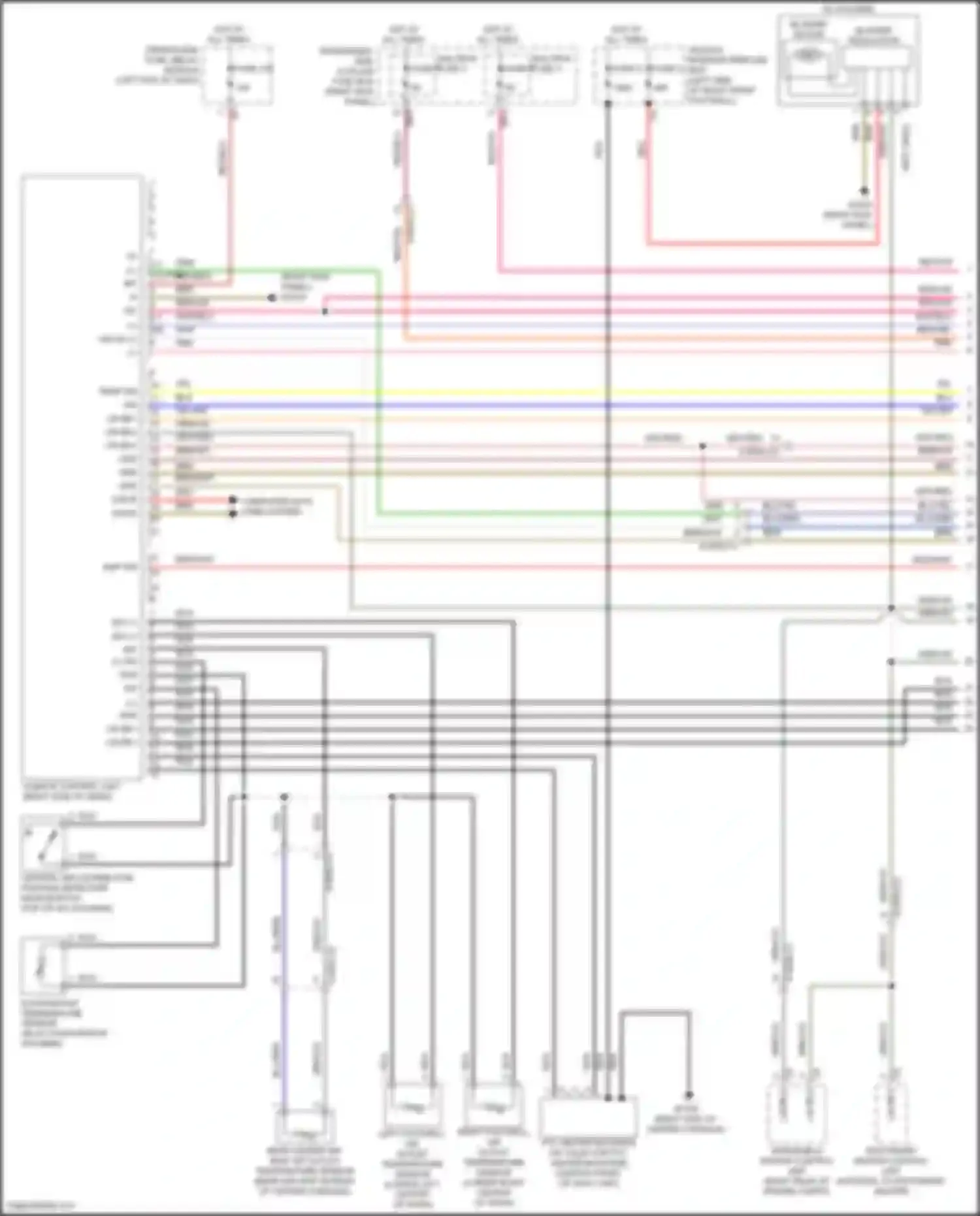 Wiring diagram temp sig for Mercedes-Benz CLS-class C257 (2017-2021) (1 of 1)