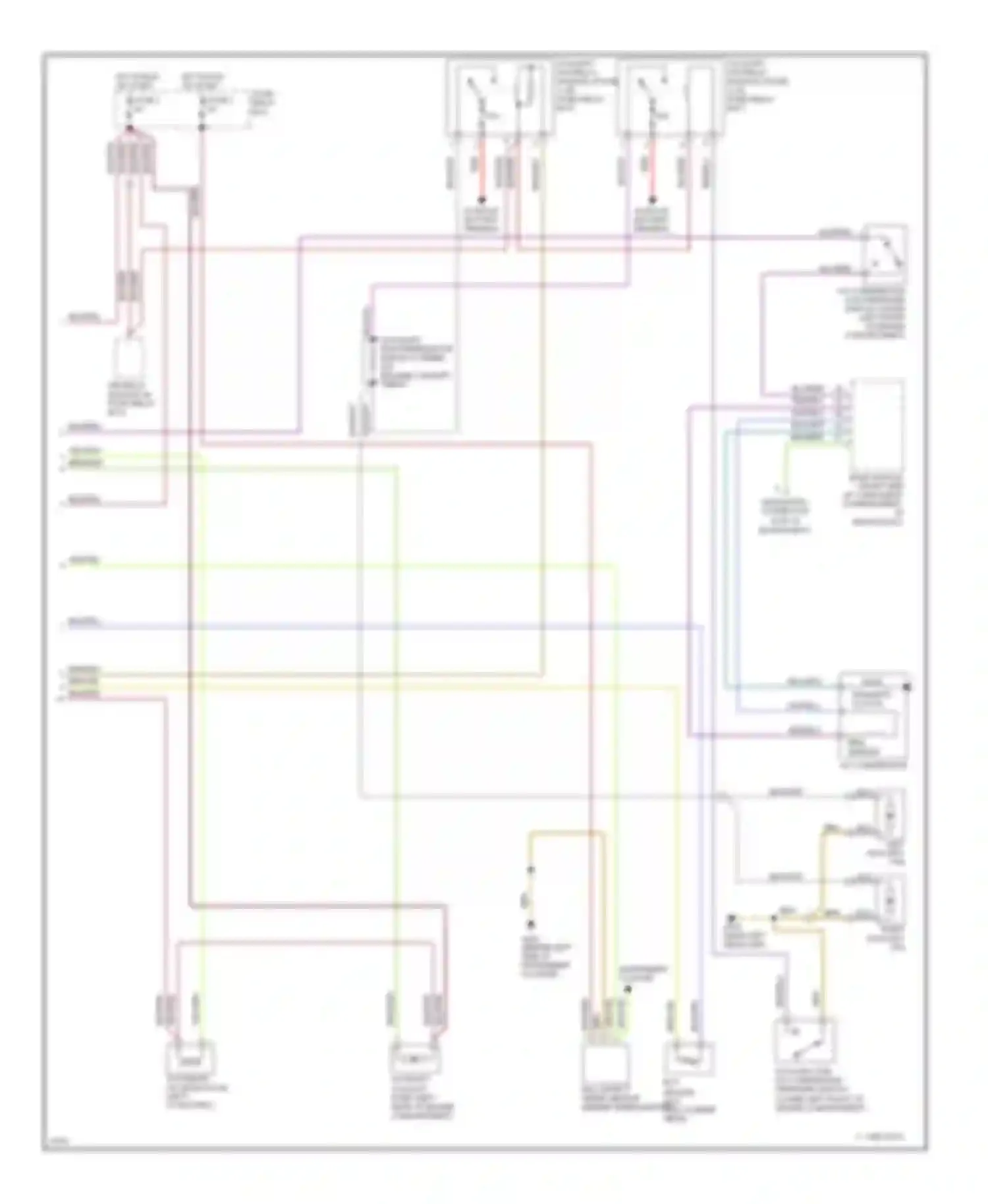E-class Mercedes-Benz W124/S124/C124/A124 (1992-1997): Air conditioning circuits (2 of 2)