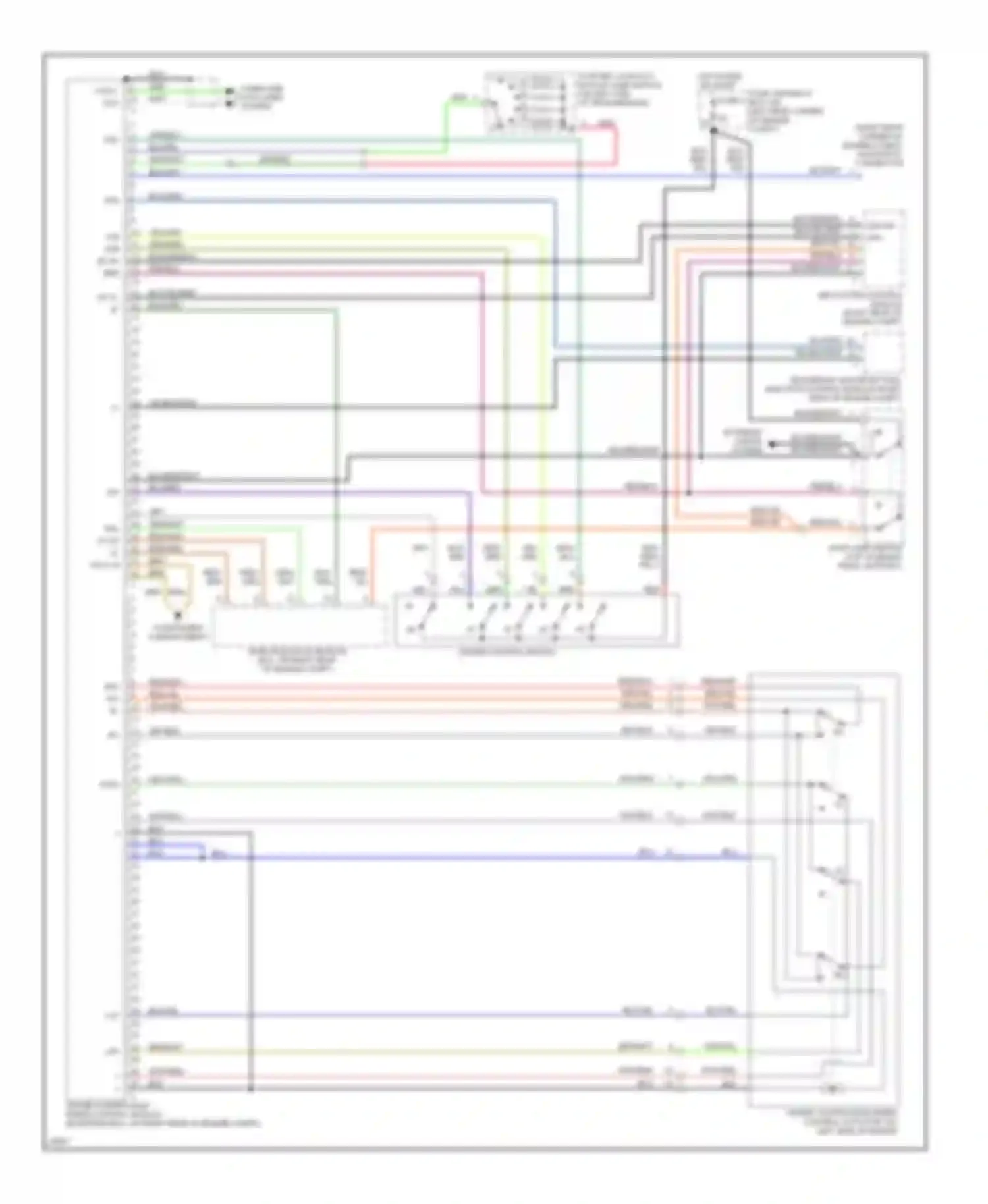E-class Mercedes-Benz W124/S124/C124/A124 (1992-1997): Cruise/idle speed control circuit