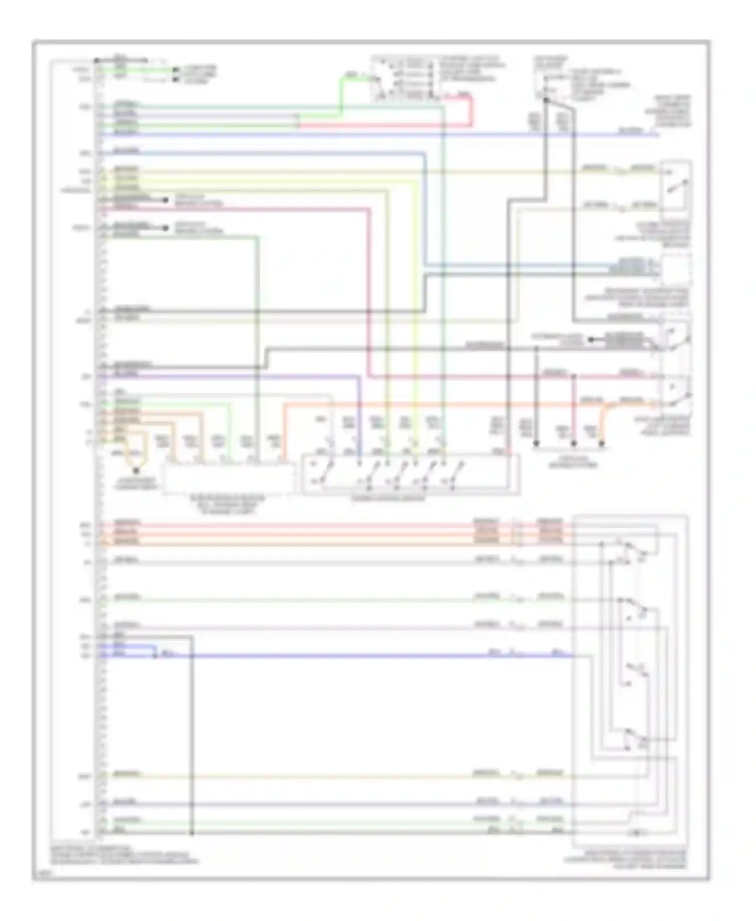 E-class Mercedes-Benz W124/S124/C124/A124 (1992-1997): Electronic accelerator/cruise/idle speed control circuit