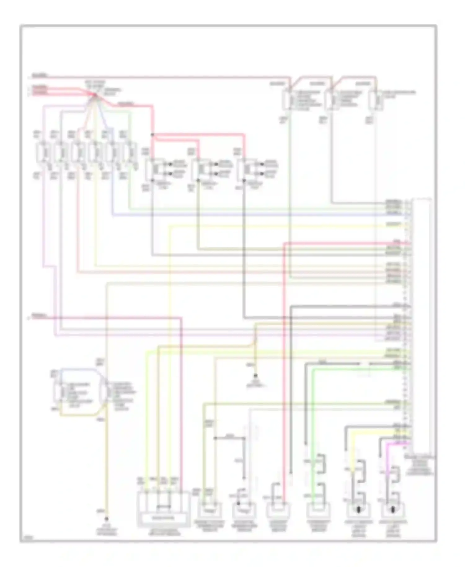 E-class Mercedes-Benz W124/S124/C124/A124 (1992-1997): Wiring diagram engine performance 3.2ls (2 of 2)