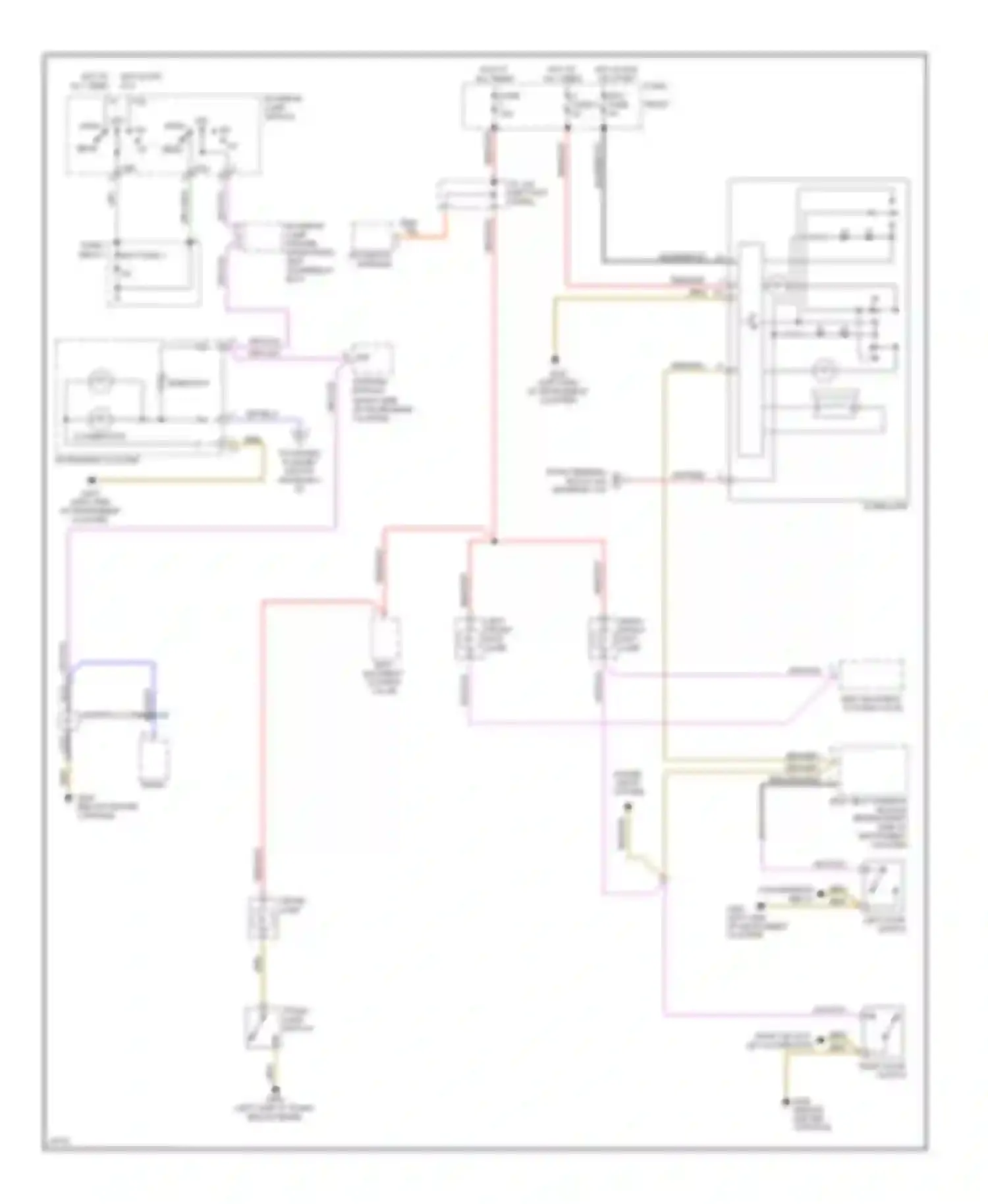 E-class Mercedes-Benz W124/S124/C124/A124 (1992-1997): Interior light circuit, convertible (1 of 2)