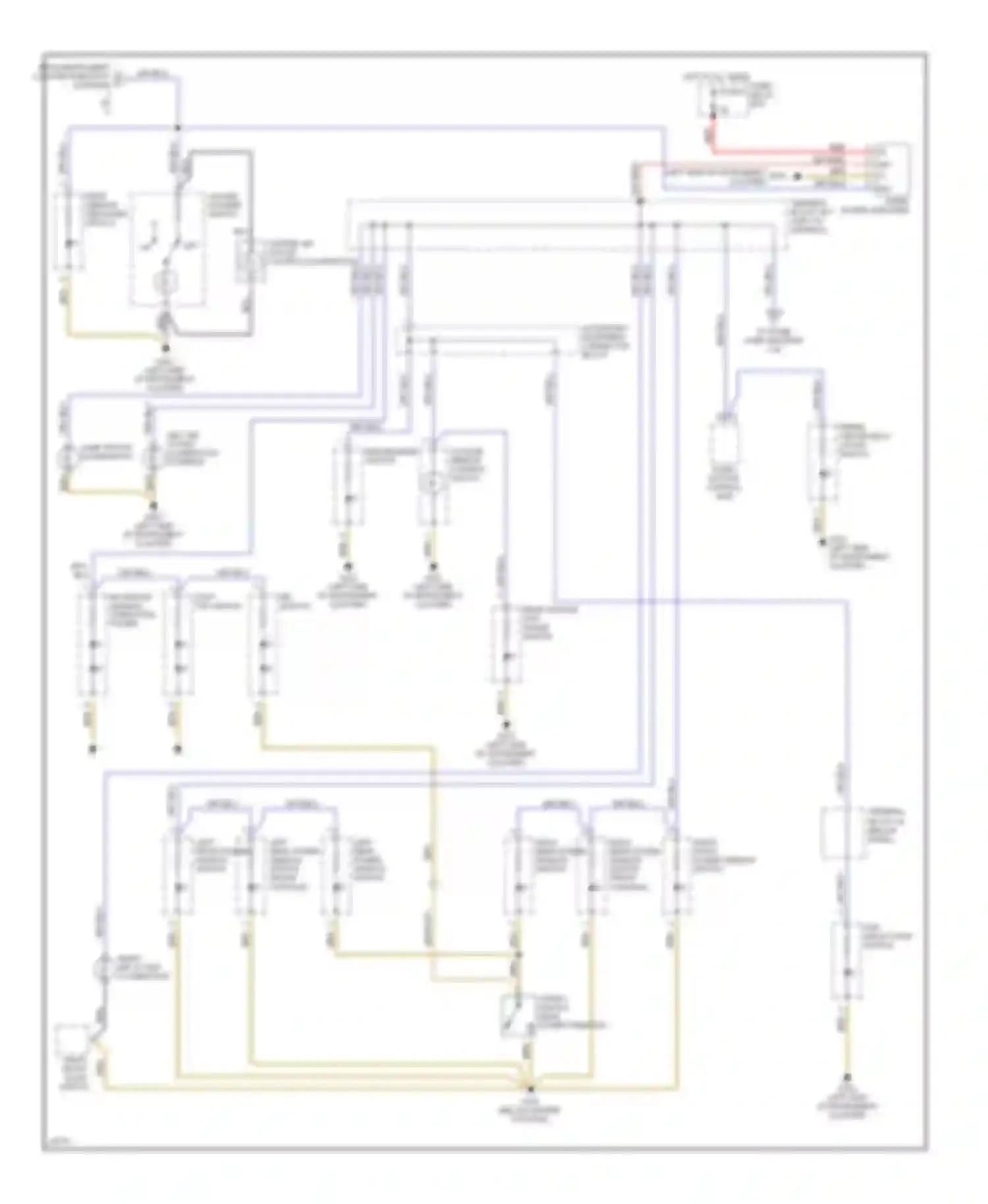 E-class Mercedes-Benz W124/S124/C124/A124 (1992-1997): Interior light circuit, convertible (2 of 2)
