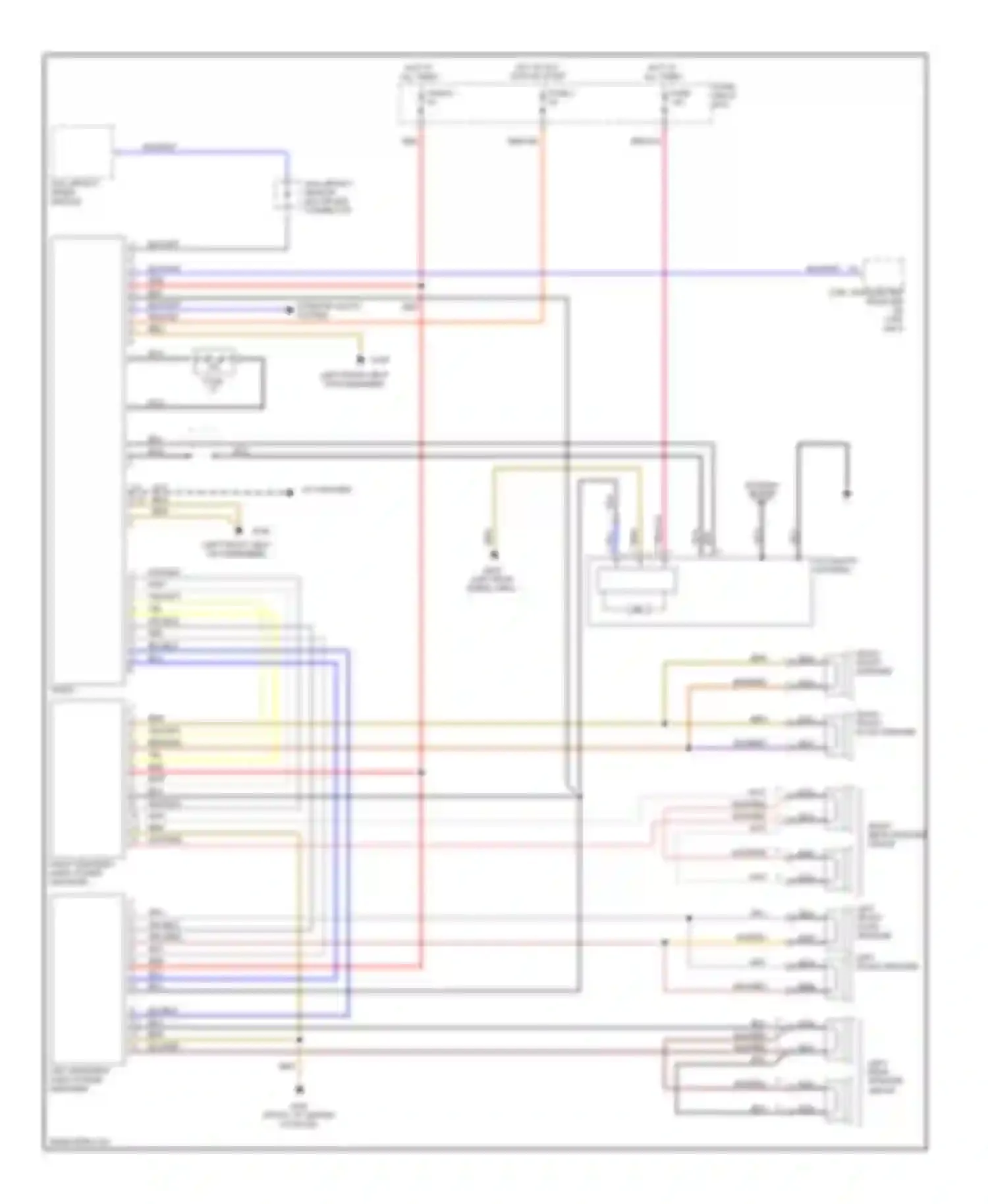 E-class Mercedes-Benz W124/S124/C124/A124 (1992-1997): Radio circuits