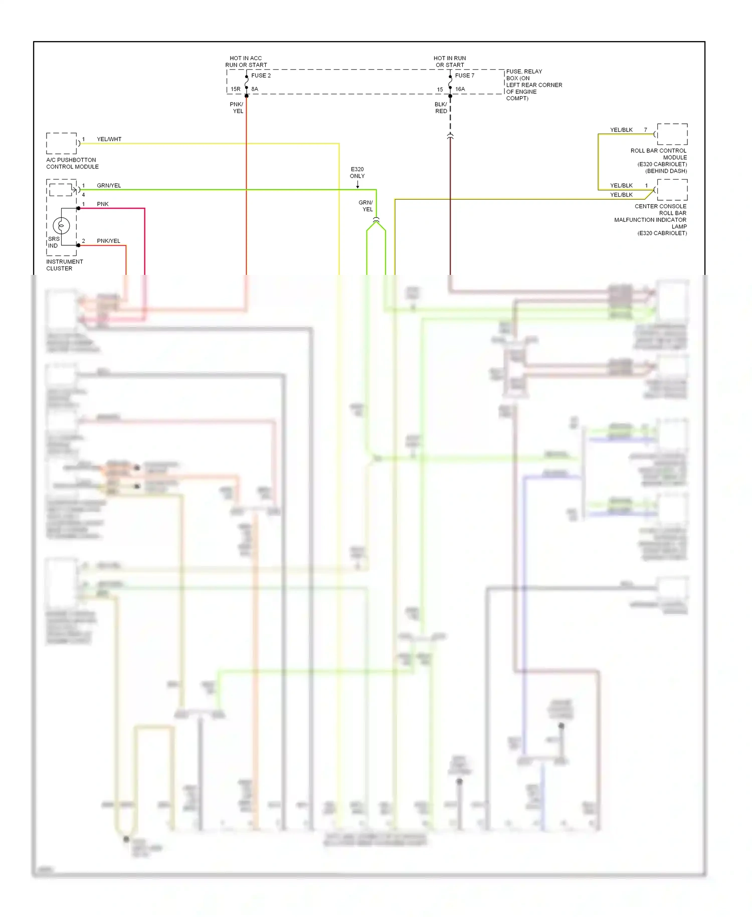 Wiring diagram isc control module for Mercedes-Benz E-class W124/S124/C124/A124 (1992-1997) (1 of 1)