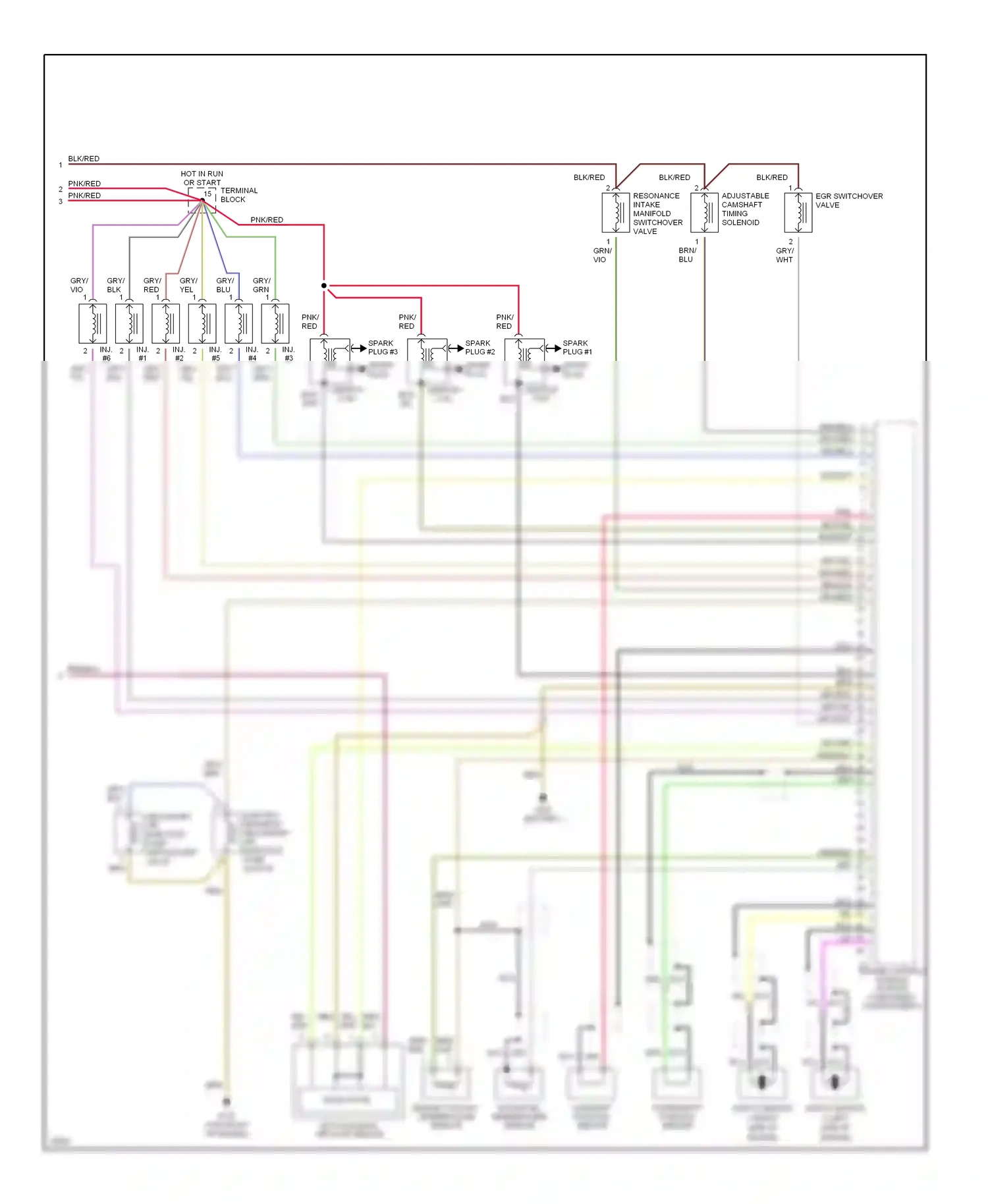 Wiring diagram solid state for Mercedes-Benz E-class W124/S124/C124/A124 (1992-1997) (7 of 7)