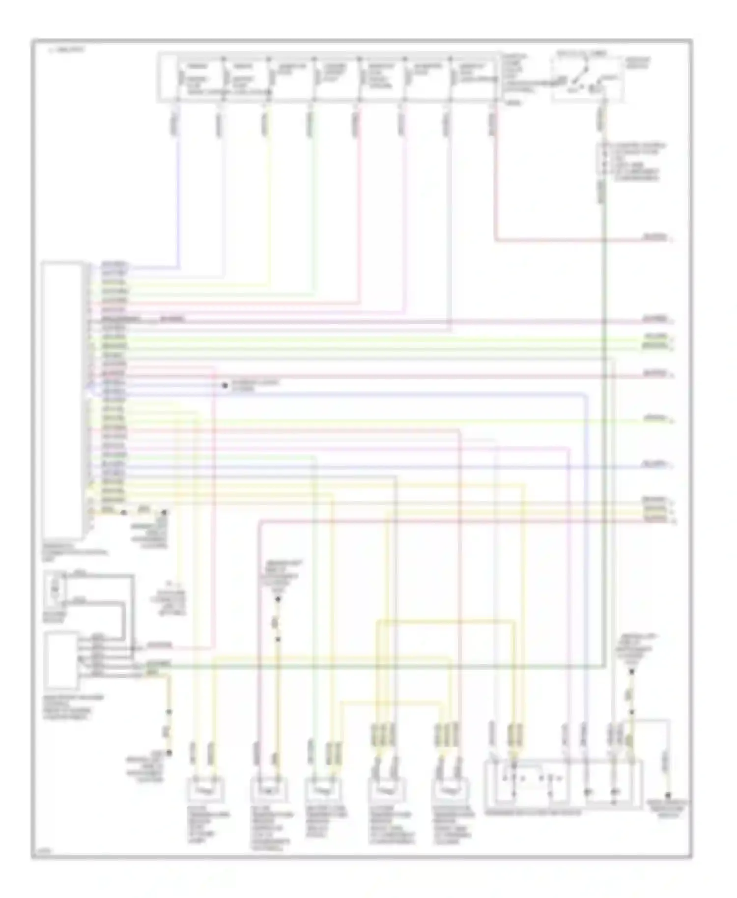 E-class AMG Mercedes-Benz W124/S124/C124/A124 (1994-1996): Air conditioning circuits (1 of 2)