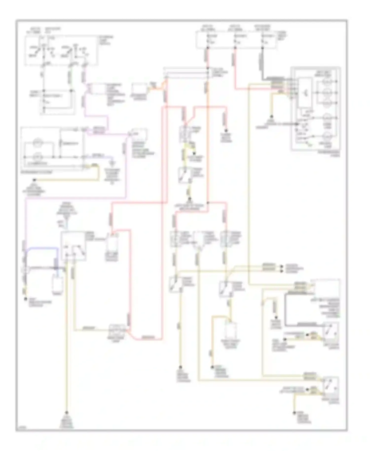 E-class AMG Mercedes-Benz W124/S124/C124/A124 (1994-1996): Interior light circuit, coupe (1 of 2)