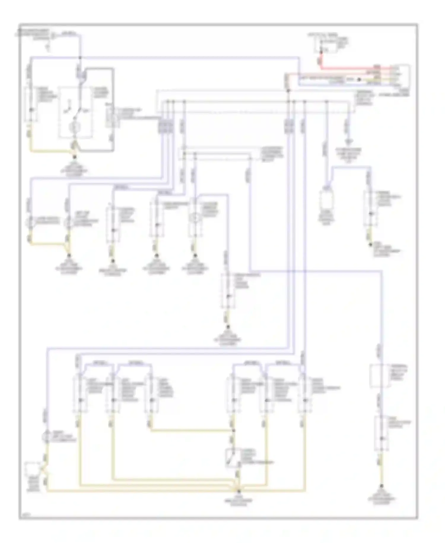 E-class AMG Mercedes-Benz W124/S124/C124/A124 (1994-1996): Interior light circuit, coupe (2 of 2)