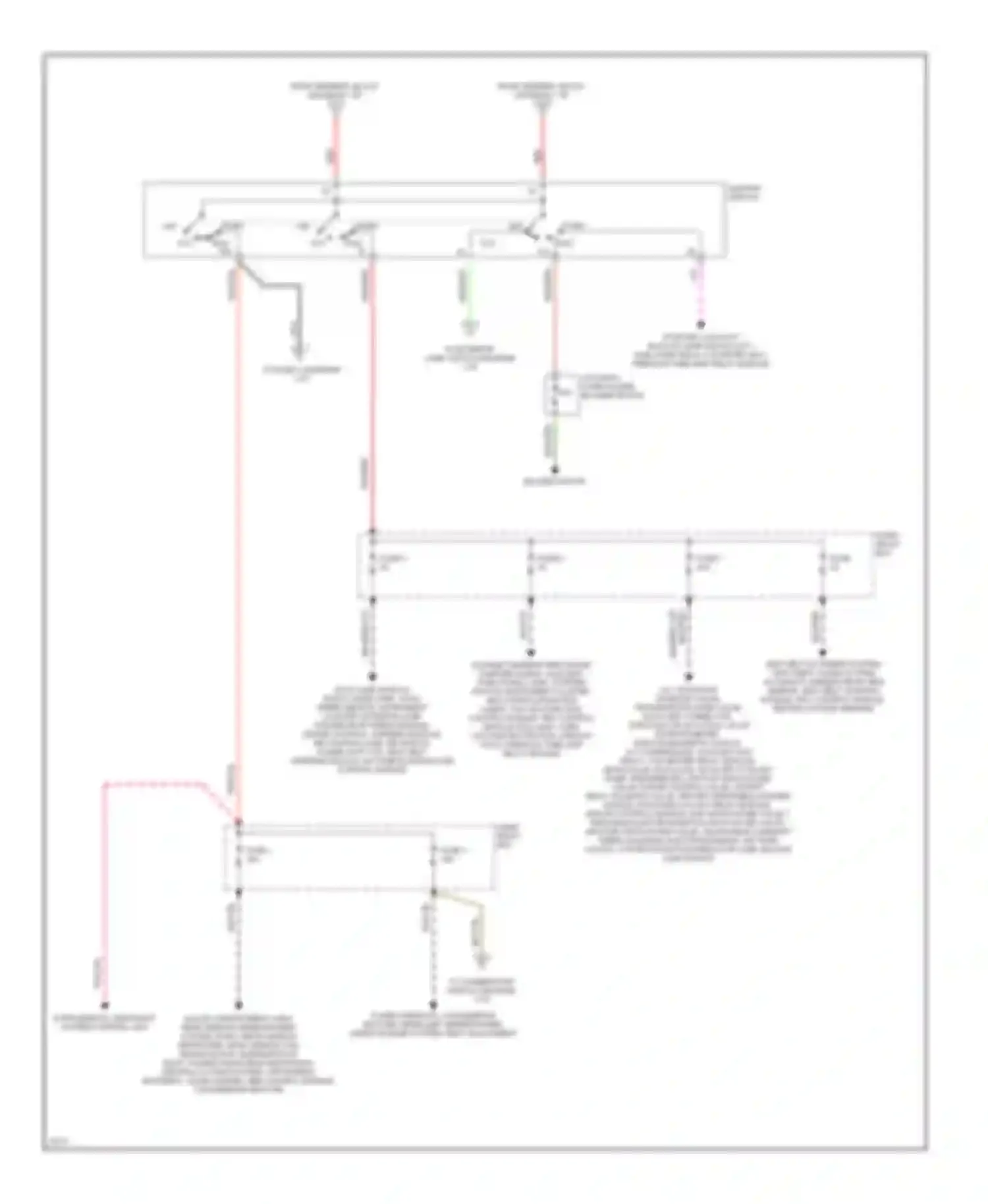 E-class AMG Mercedes-Benz W124/S124/C124/A124 (1994-1996): Power distribution circuit (2 of 2)