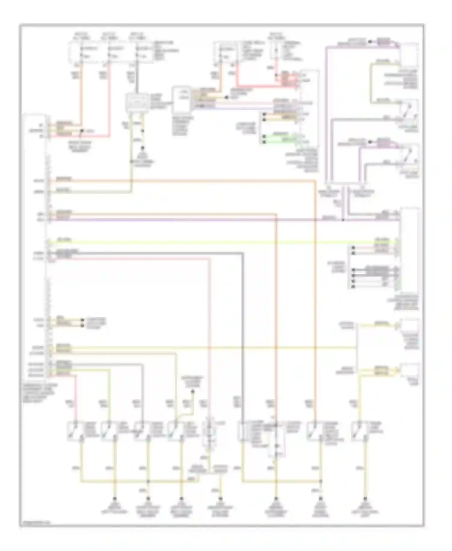 E-class AMG Mercedes-Benz W210/S210 facelift (1999-2002): Anti-theft circuit