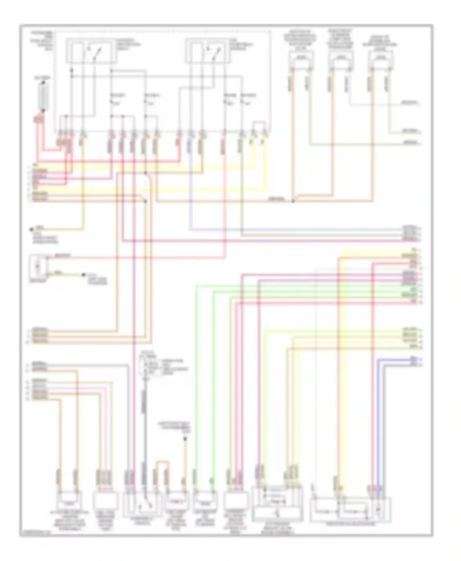 E-class AMG Mercedes-Benz W210/S210 facelift (1999-2002): Wiring diagram engine performance 3.2ls (2 of 3)