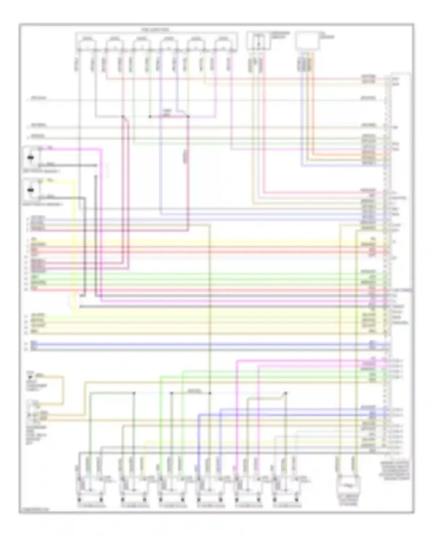 E-class Mercedes-Benz W210/S210 facelift (1999-2003): Wiring diagram engine performance 3.2l (3 of 3)