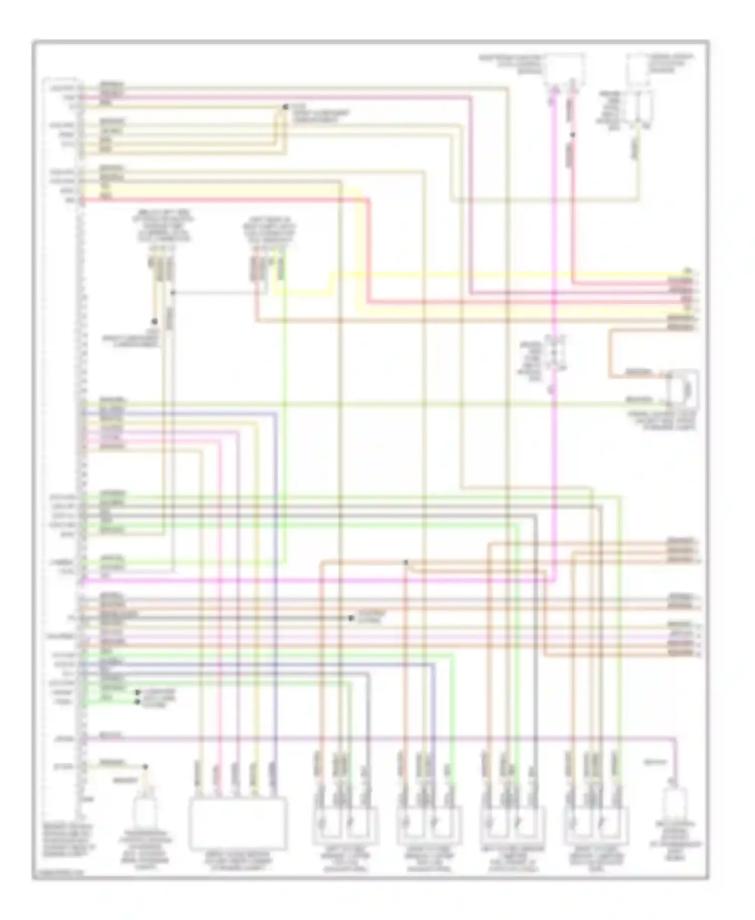 E-class Mercedes-Benz W210/S210 facelift (1999-2003): Wiring diagram engine performance 4.3l (1 of 3)