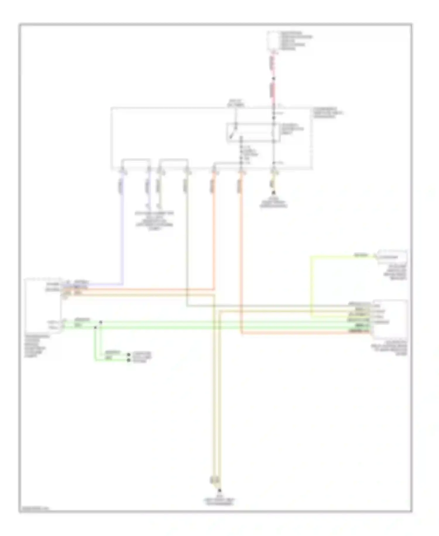 E-class Mercedes-Benz W210/S210 facelift (1999-2003): Shift interlock circuit
