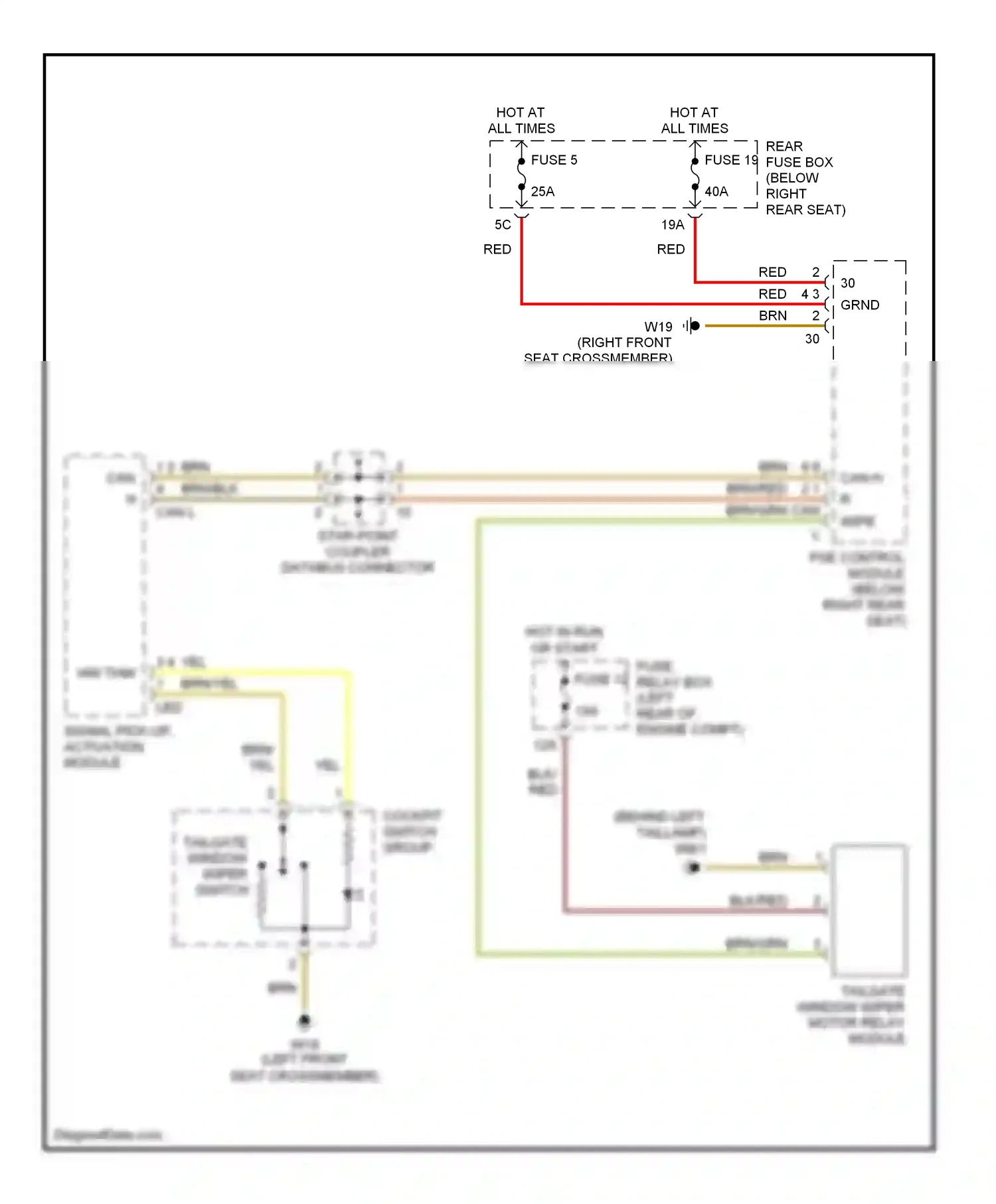 Wiring diagram blk for Mercedes-Benz E-class W210/S210 facelift (1999-2003) (33 of 37)