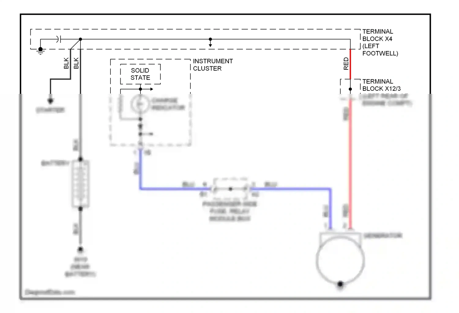 Wiring diagram blu for Mercedes-Benz E-class W210/S210 facelift (1999-2003) (22 of 32)
