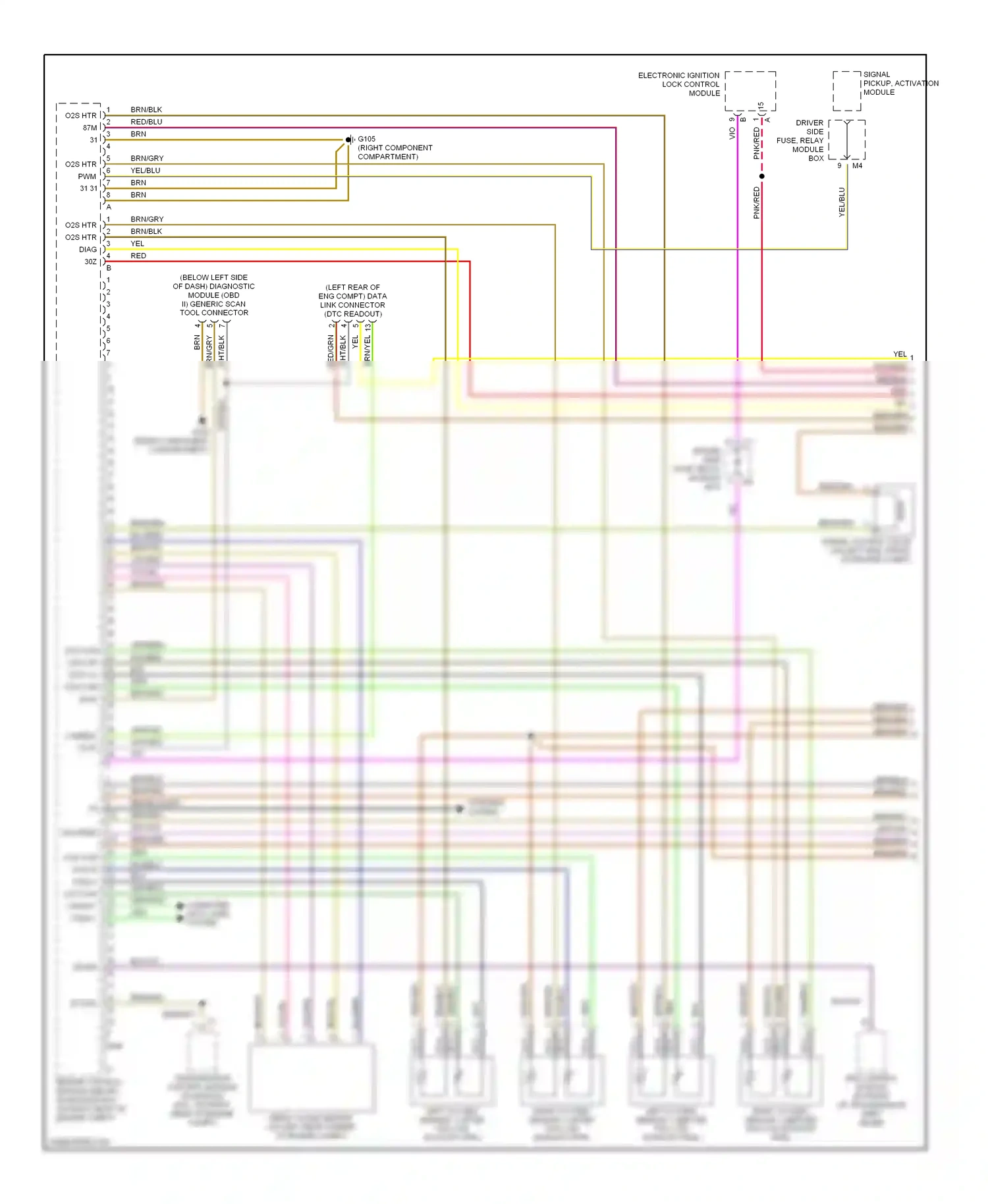 Wiring diagram computer data lines system for Mercedes-Benz E-class W210/S210 facelift (1999-2003) (10 of 14)