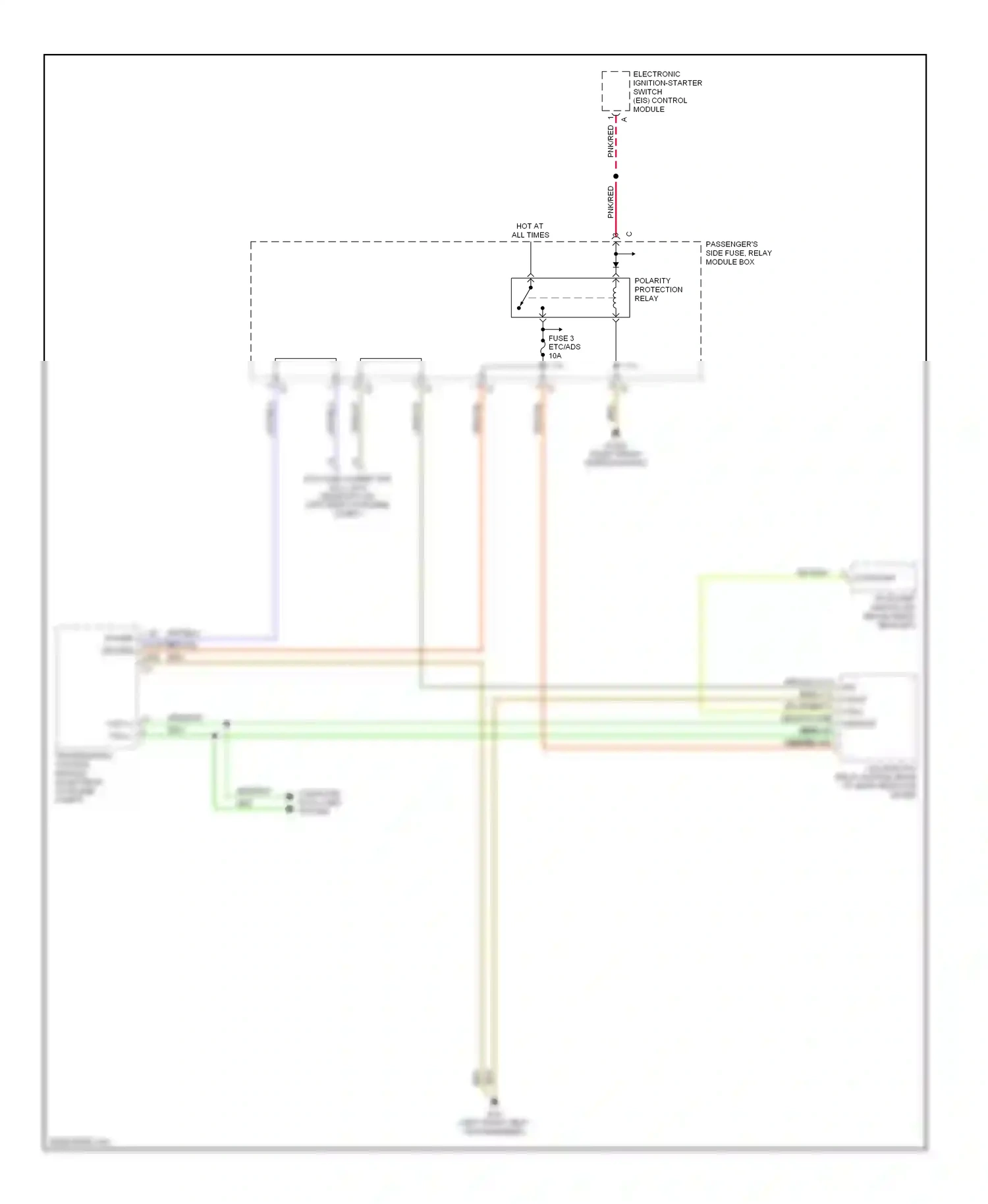 Wiring diagram computer data lines system for Mercedes-Benz E-class W210/S210 facelift (1999-2003) (12 of 14)
