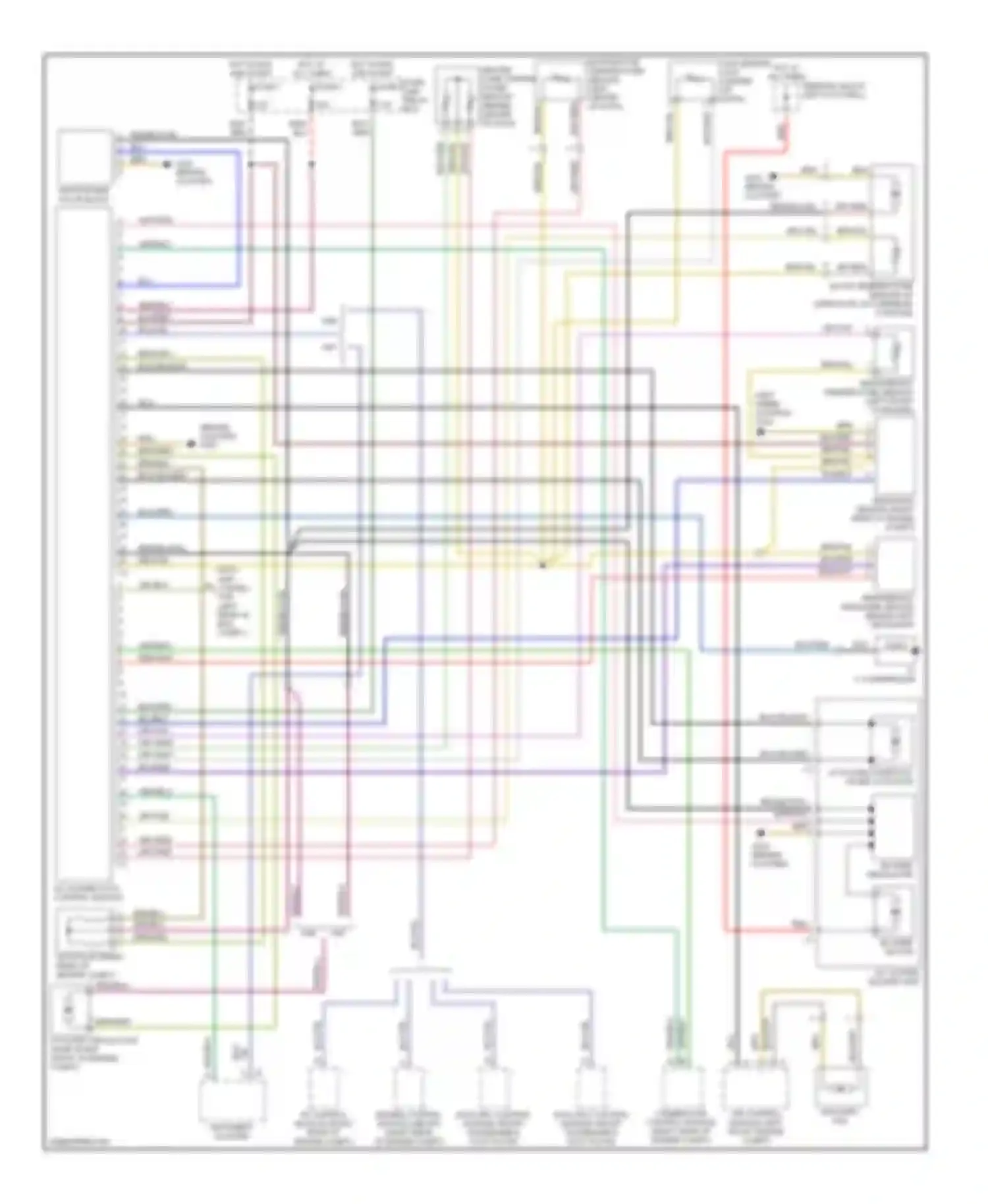E-class Mercedes-Benz W210/S210 (1995-1999): Air conditioning circuits