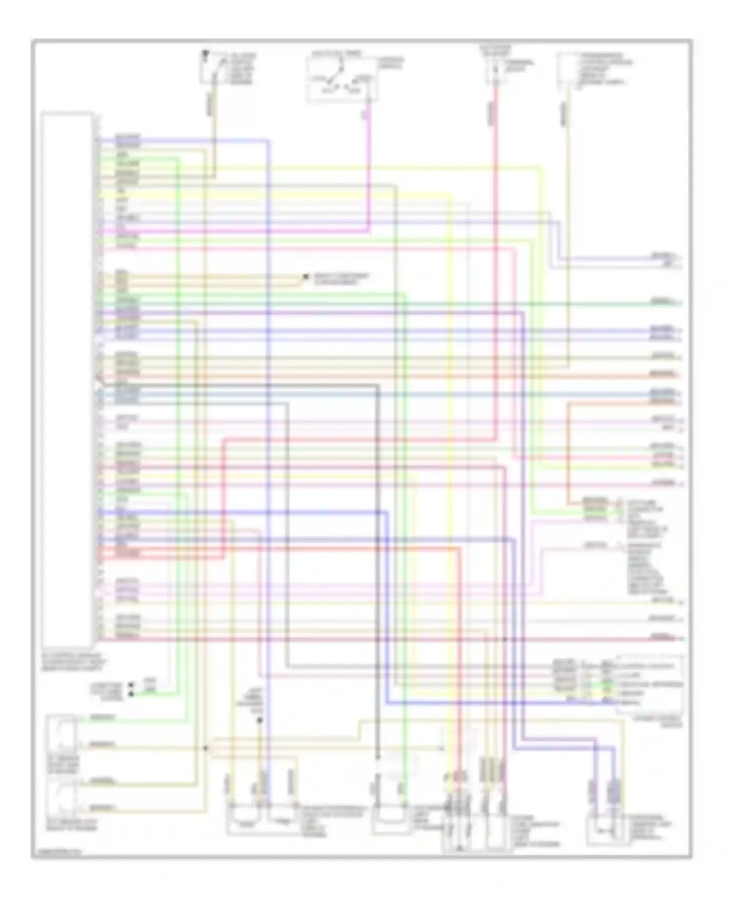 E-class Mercedes-Benz W210/S210 (1995-1999): Wiring diagram engine performance 3.0l diesels (1 of 2)