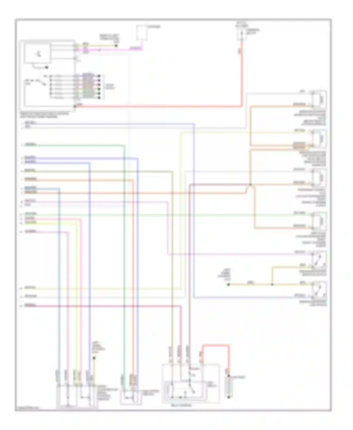 E-class Mercedes-Benz W210/S210 (1995-1999): Wiring diagram engine performance 3.0l diesels (2 of 2)