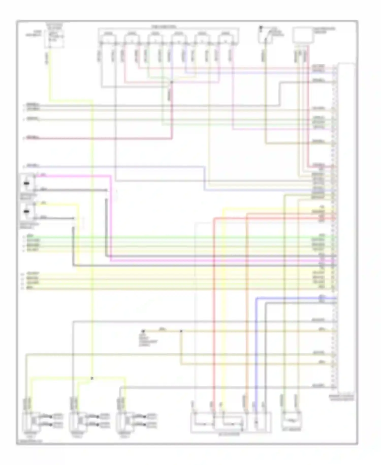 E-class Mercedes-Benz W210/S210 (1995-1999): Wiring diagram engine performance 3.2ls (3 of 3)