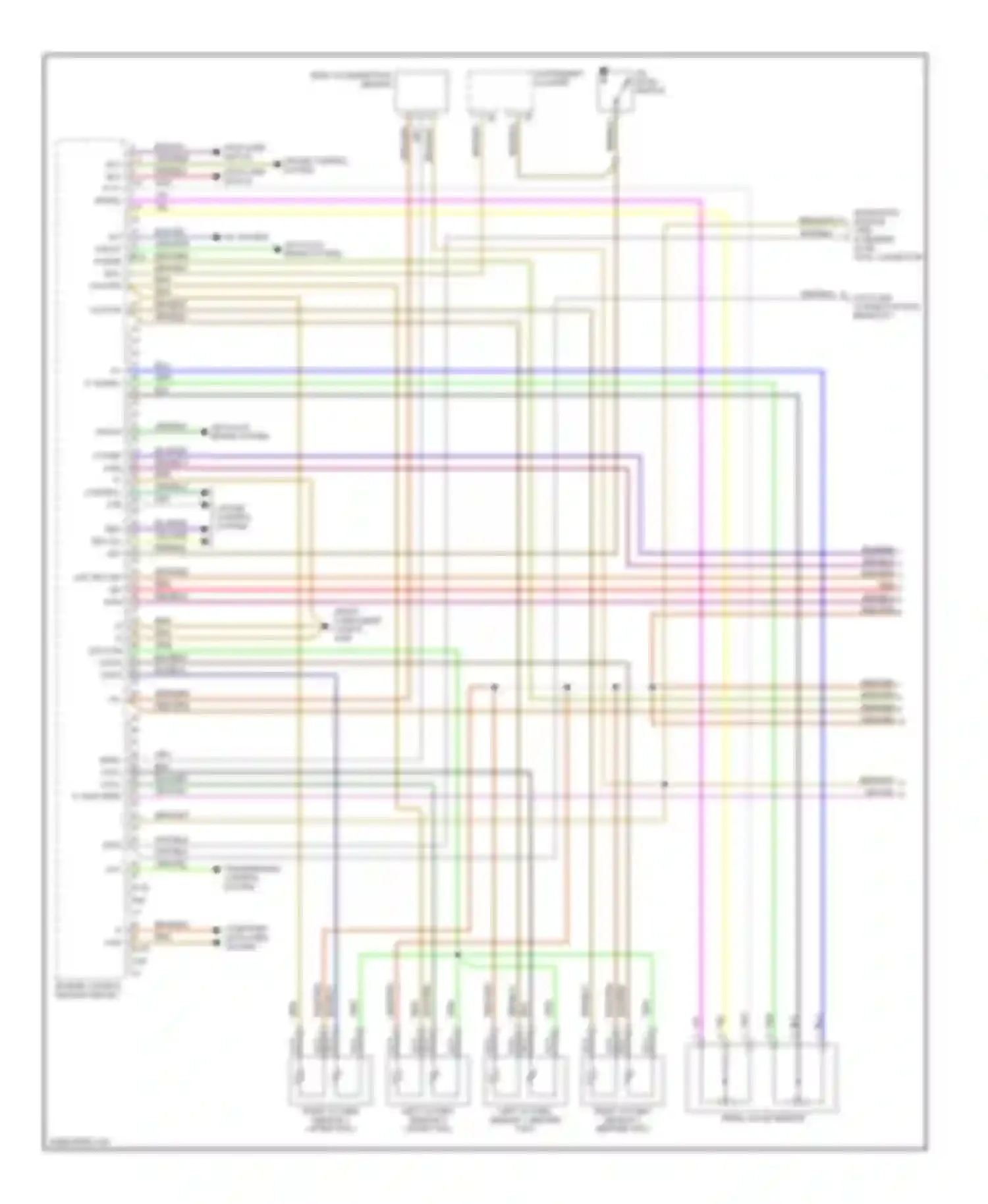 E-class Mercedes-Benz W210/S210 (1995-1999): Wiring diagram engine performance 4.2ls (1 of 3)