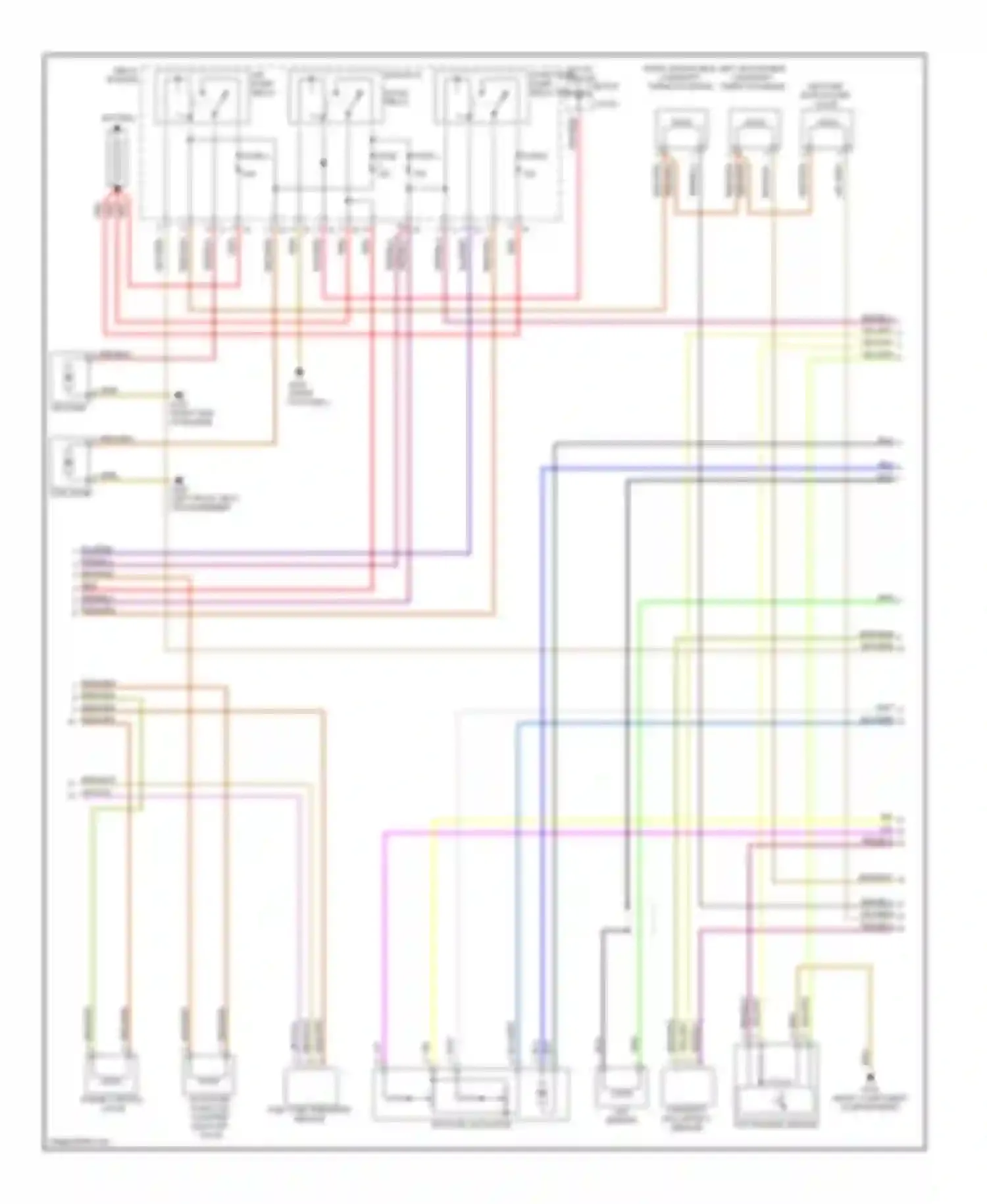 E-class Mercedes-Benz W210/S210 (1995-1999): Wiring diagram engine performance 4.2ls (2 of 3)
