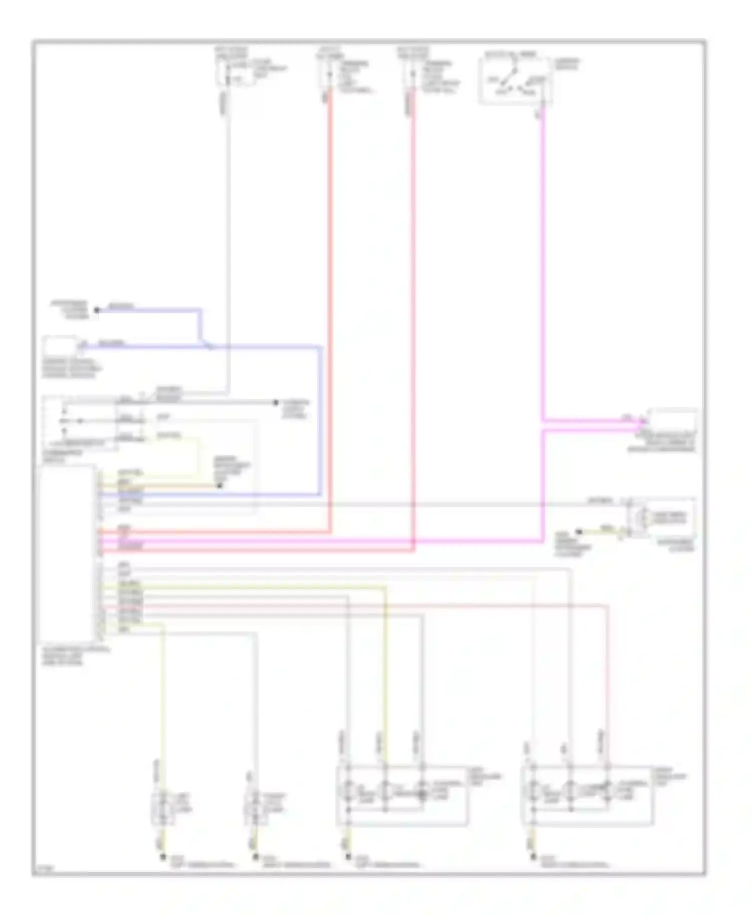 E-class Mercedes-Benz W210/S210 (1995-1999): Headlight circuit, without xenon lamps