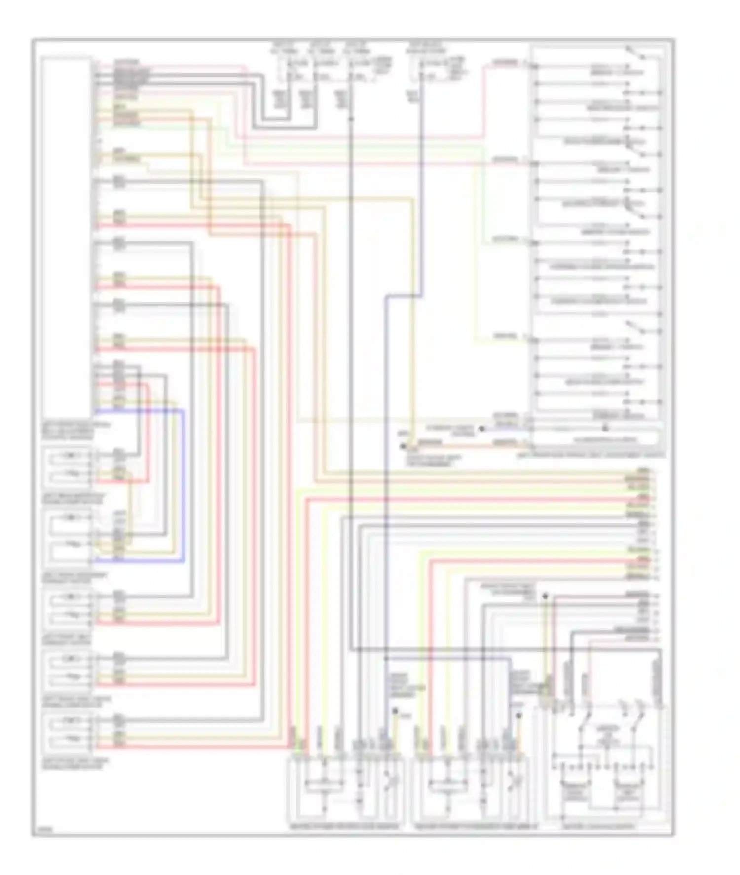 E-class Mercedes-Benz W210/S210 (1995-1999): Memory system circuits (1 of 2)